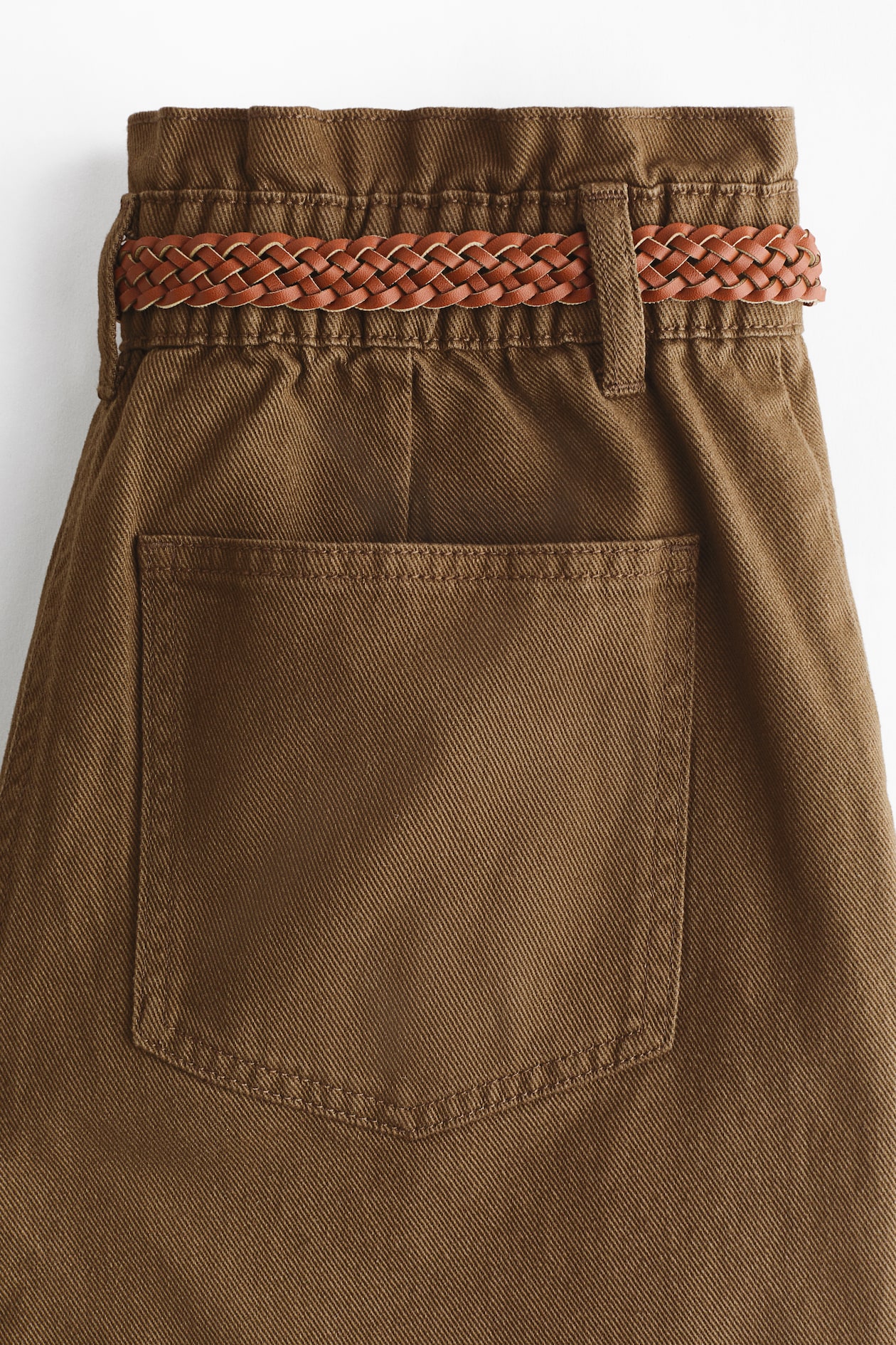 Belted Twill Shorts - image 5