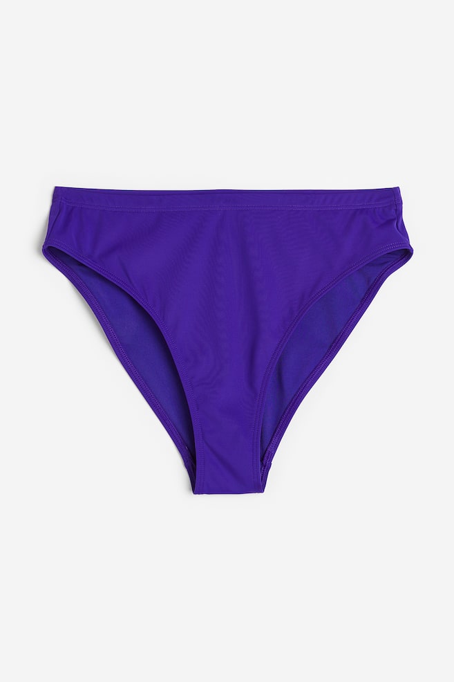 Sports bikini bottoms - Dark purple/Black/Dark khaki green - 2