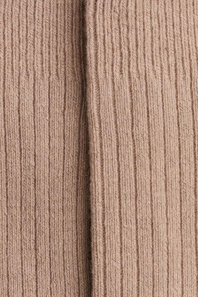 Socken aus Kaschmirmix-Beige - 2