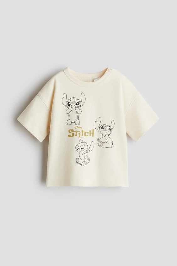 Детские футболки H&M Loose-Fit Printed T-Shirt