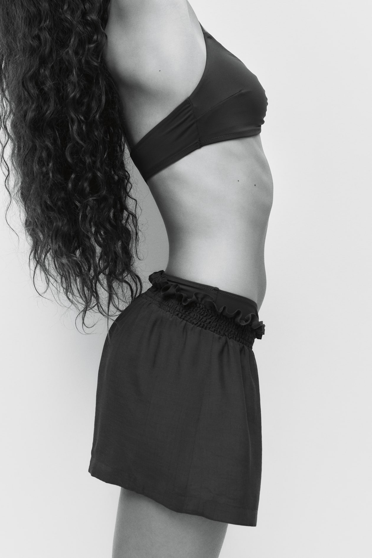 Crinkled Pull-On Shorts - image 3