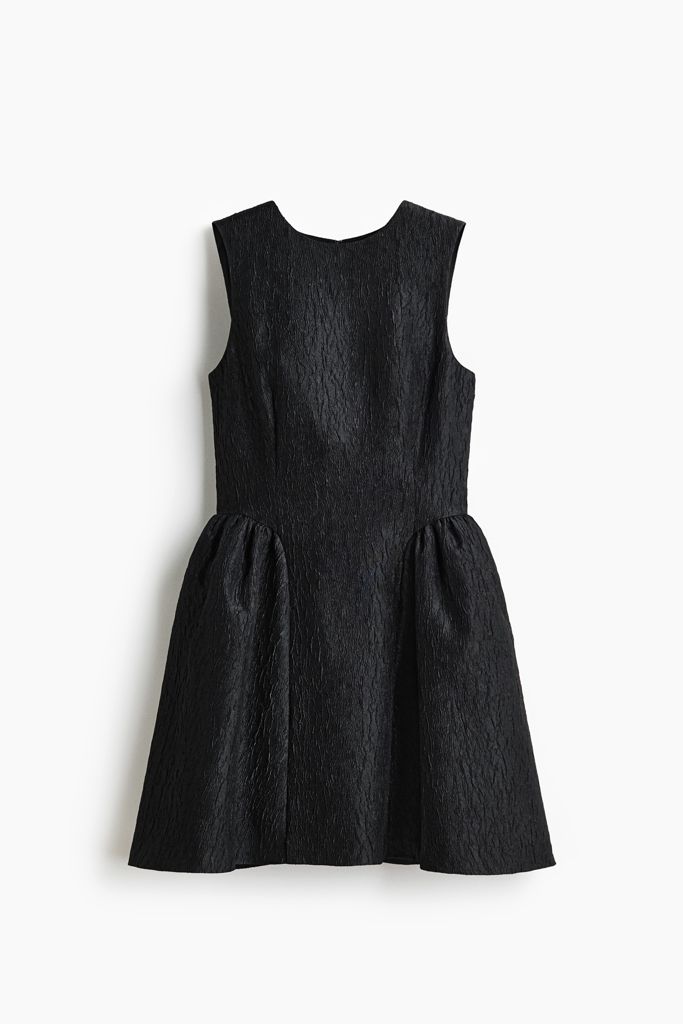 Jacquard-weave dress - Black