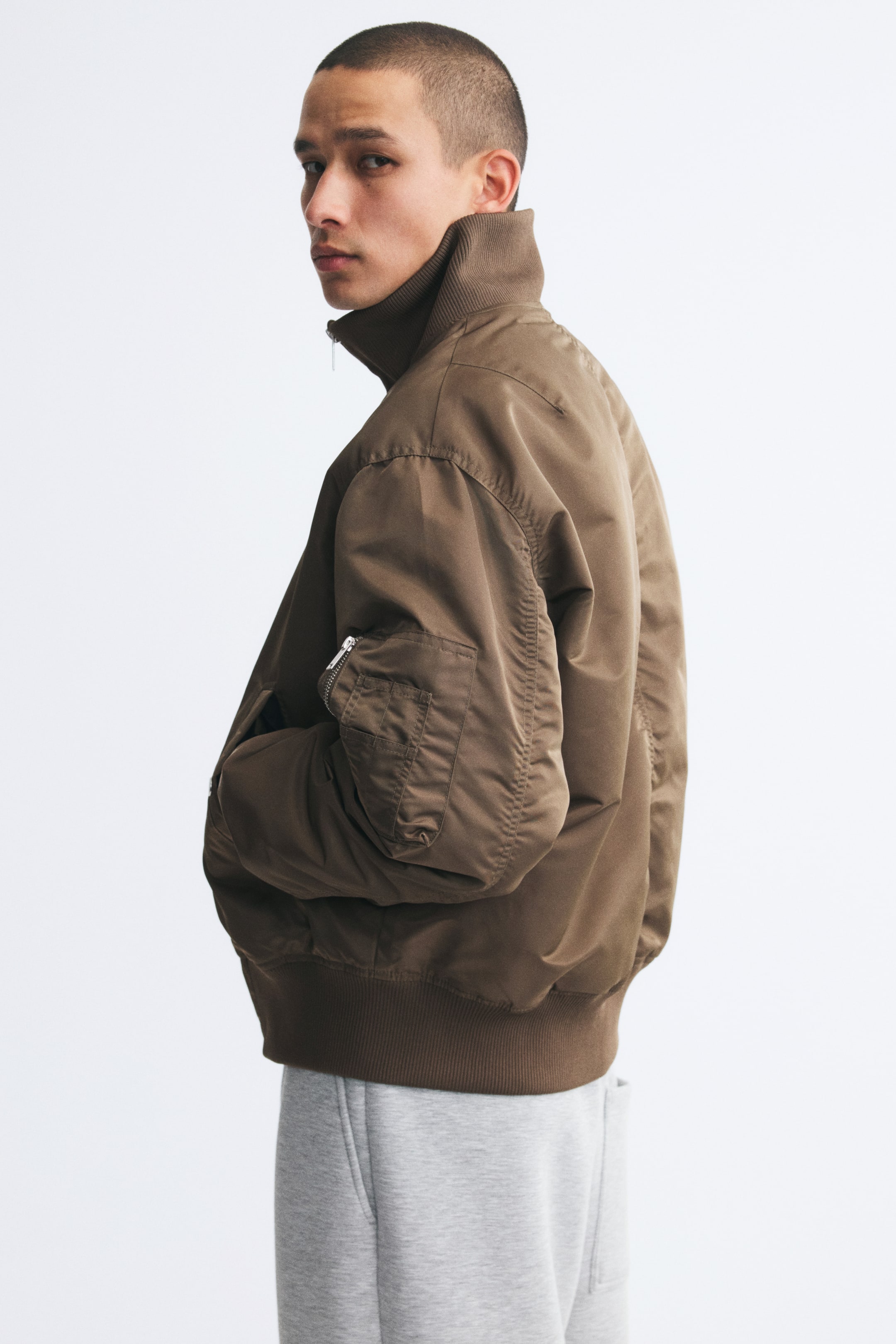 Padded Bomber Jacket