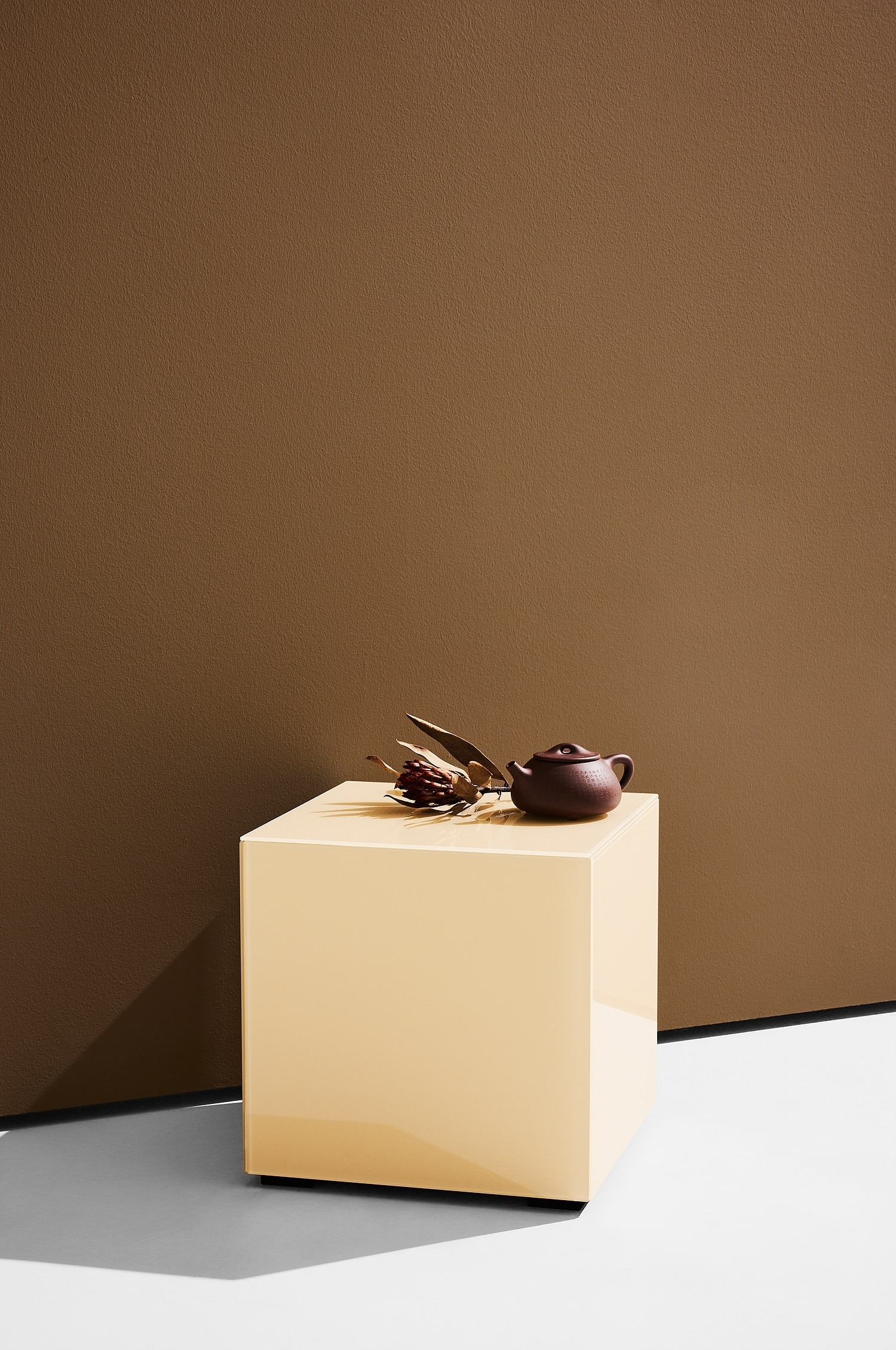 Pop Kube I Farvet Glas - Beige/Lilla/Sort/Grøn/Gul/Rød