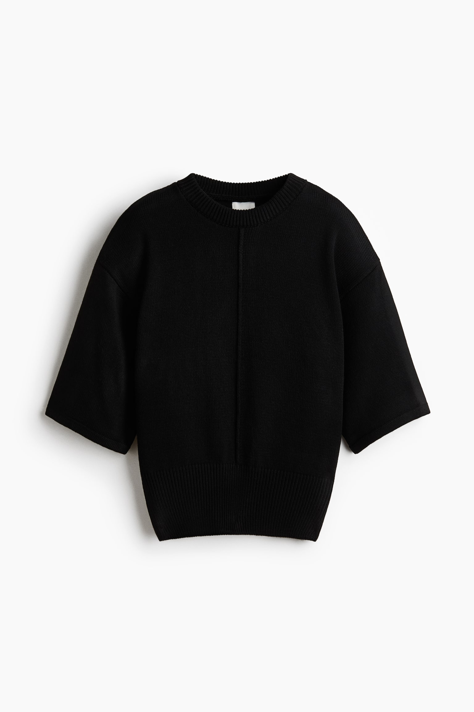 Knit Top - Black/Cream/Red - 1