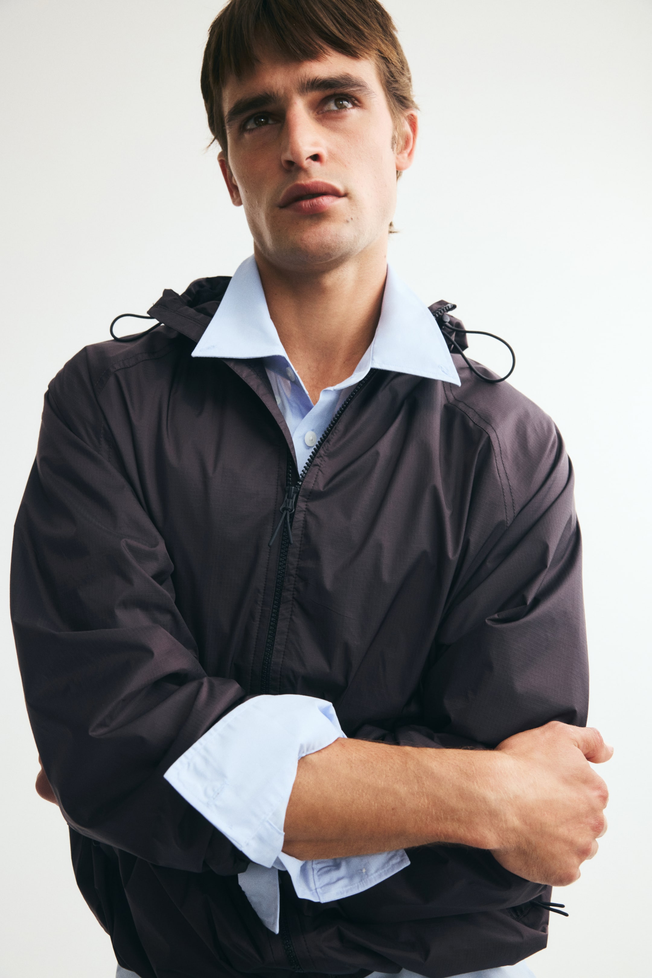 Veste coupe-vent en nylon