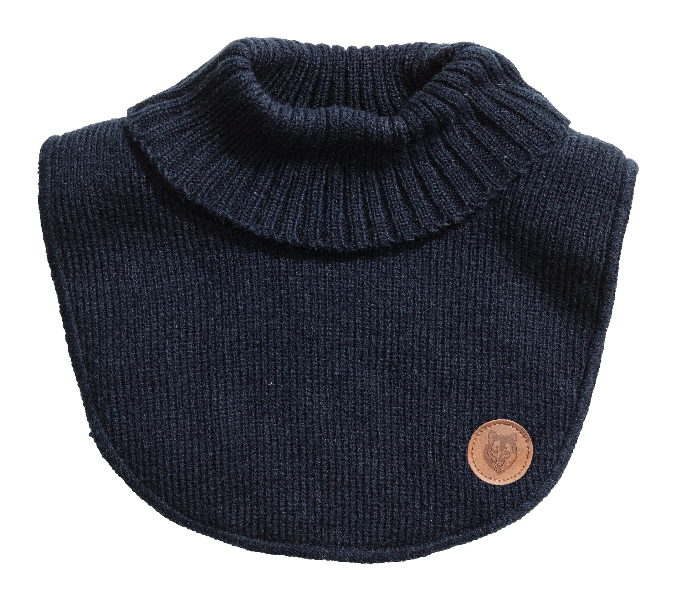 View larger image: Knitted polo-neck collar - Dark blue - Kids | H&M GB 1