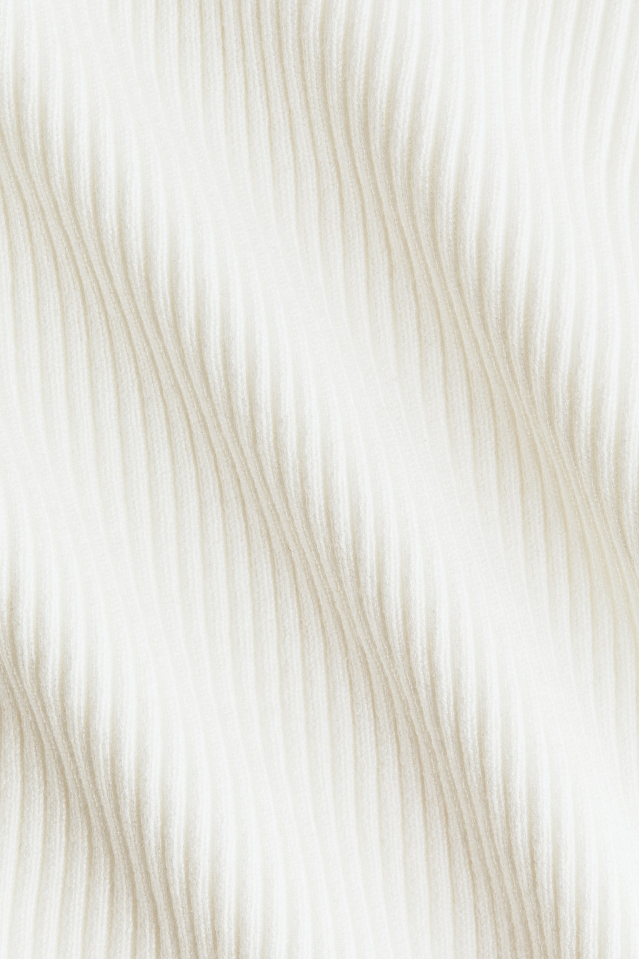 View larger image: Rib-Knit Top - White - Ladies | H&M US 6