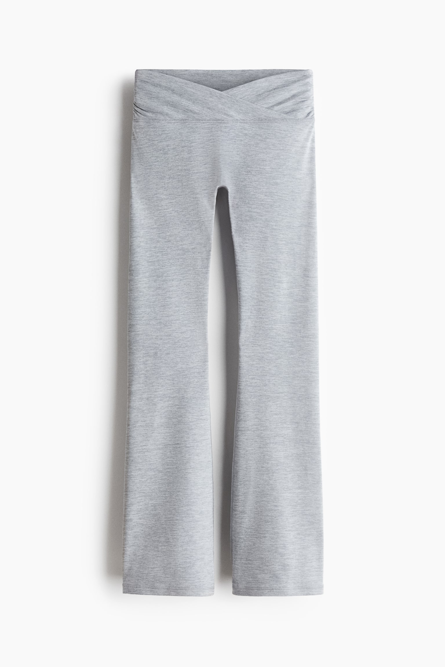 Legging de sport évasé SoftMove™ - Gris chiné/Noir/Violet ancien/Violet aubergine - 1