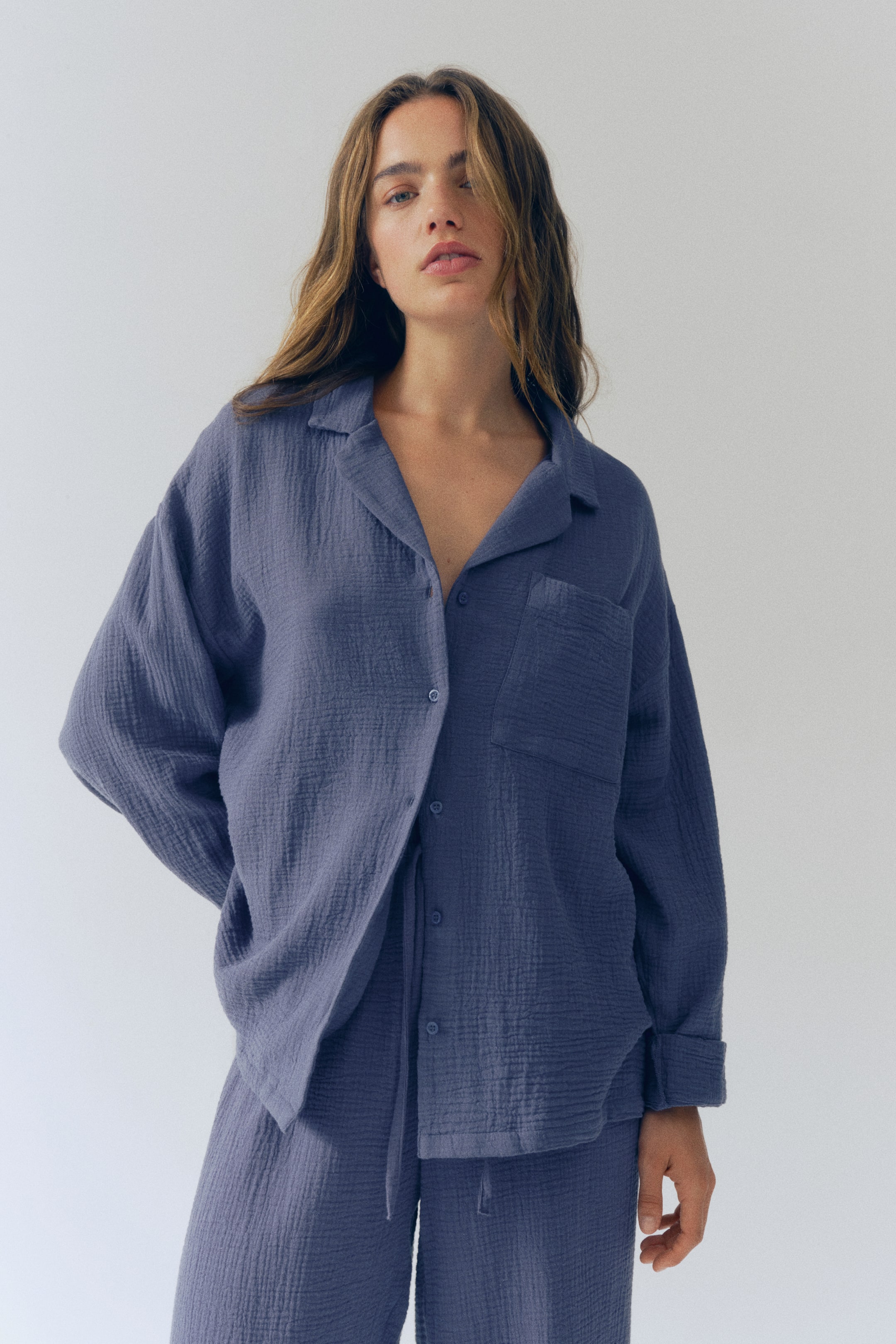 Pyjama en mousseline de coton