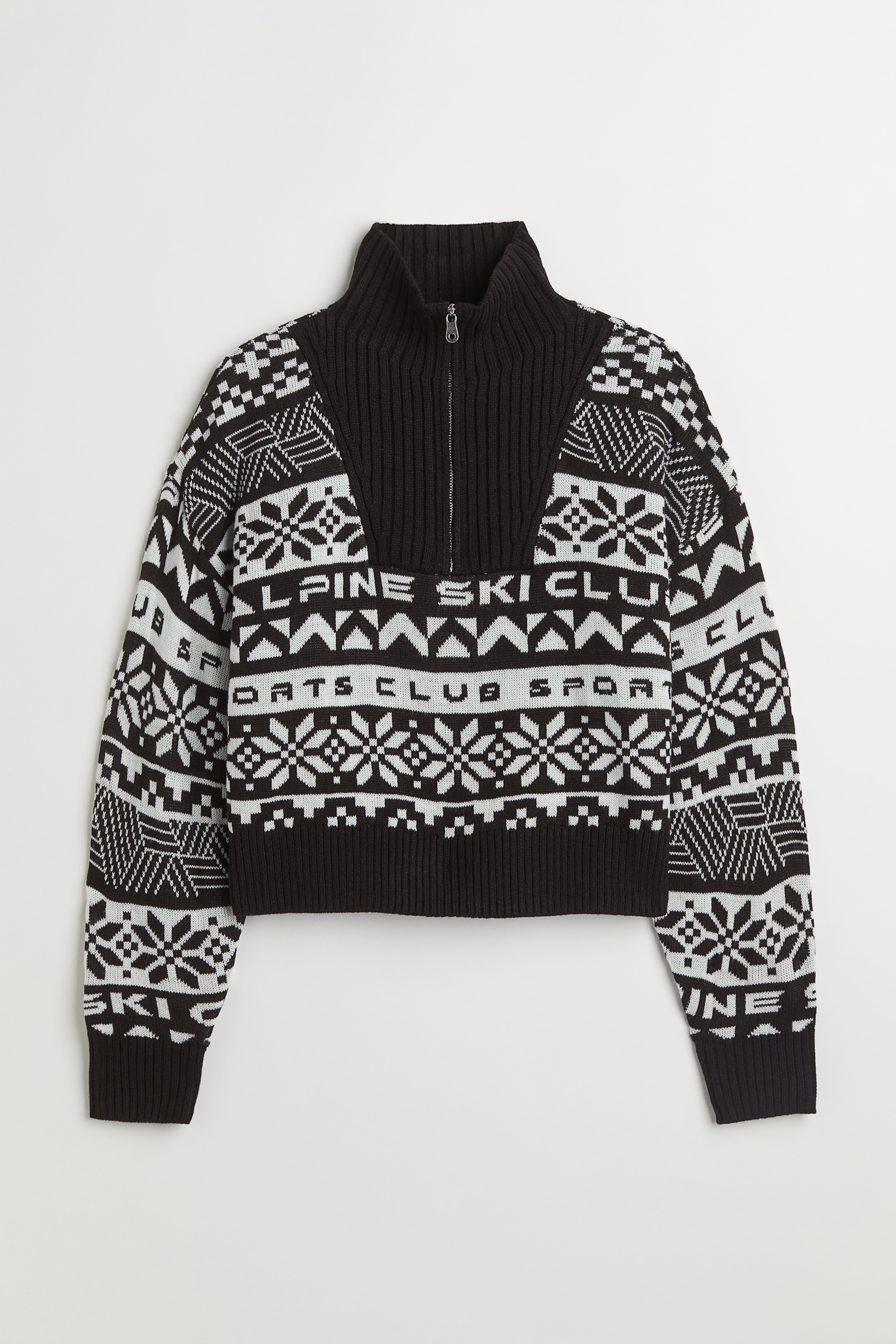 Pull fashion de ski femme jacquard