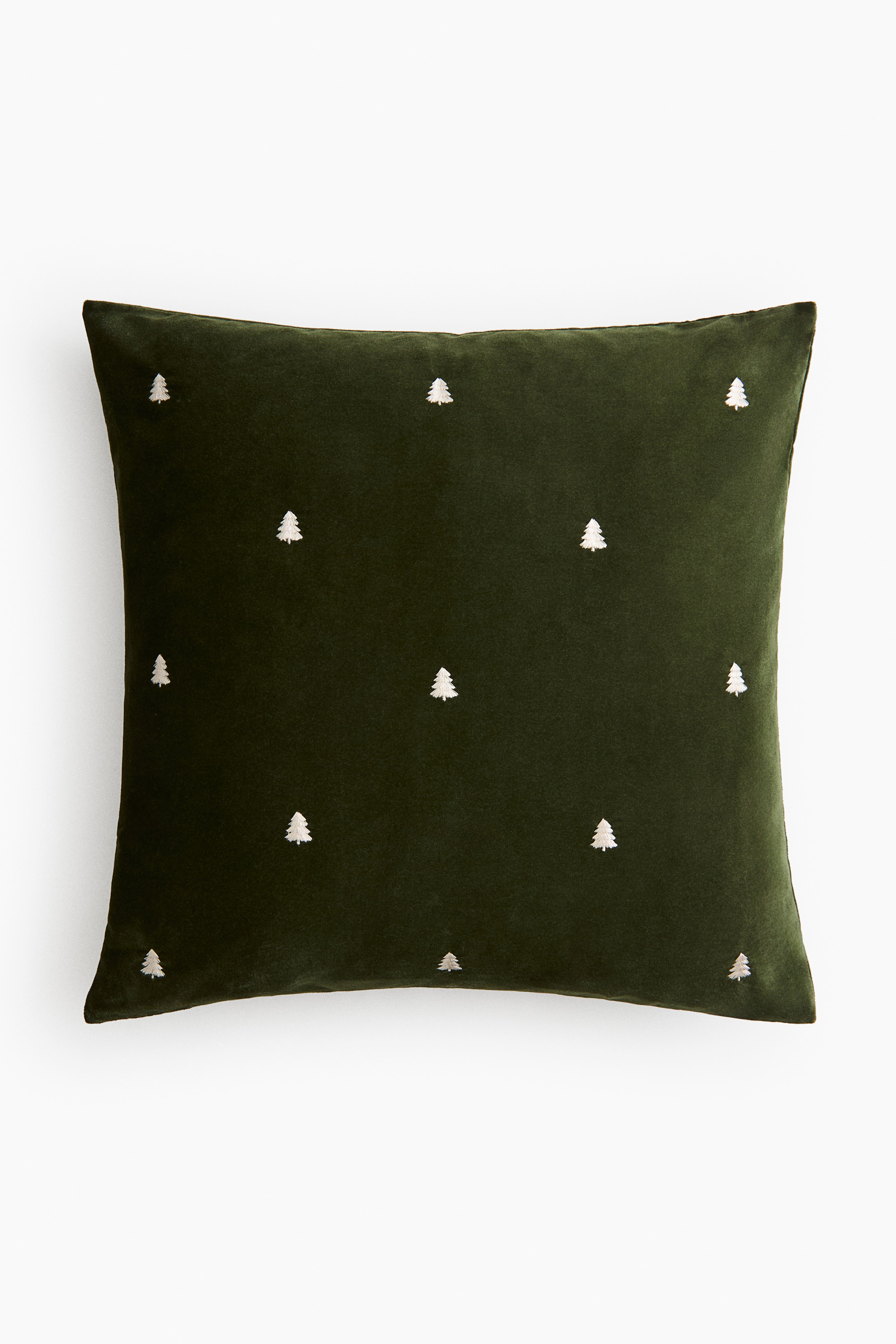 Embroidered-Motif Cushion Cover