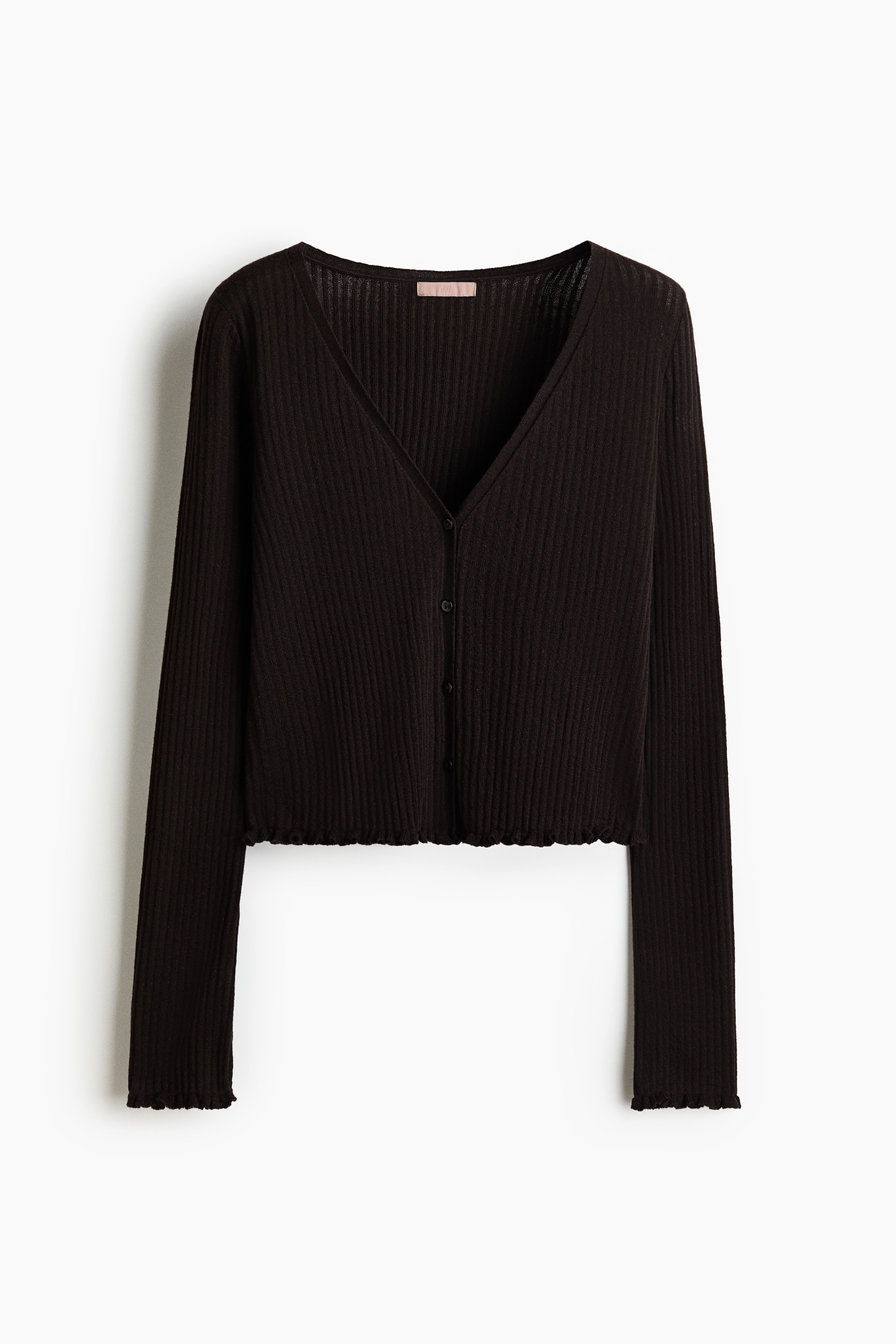 Rib-Knit Linen-Blend Cardigan from H&M - $37.99