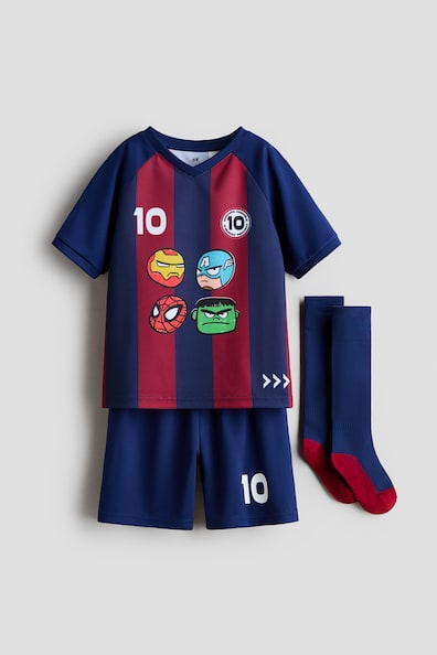 プリントデザイン サッカー3アイテムセット