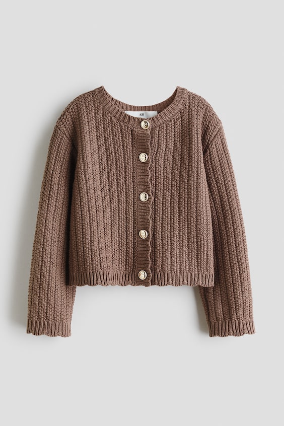 Детские кардиганы H&M Textured-Knit Cardigan