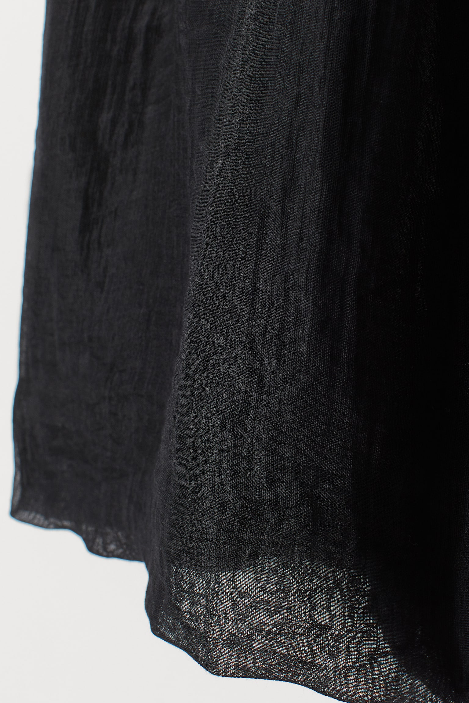 Šortky s žabkováním - Černá - 2