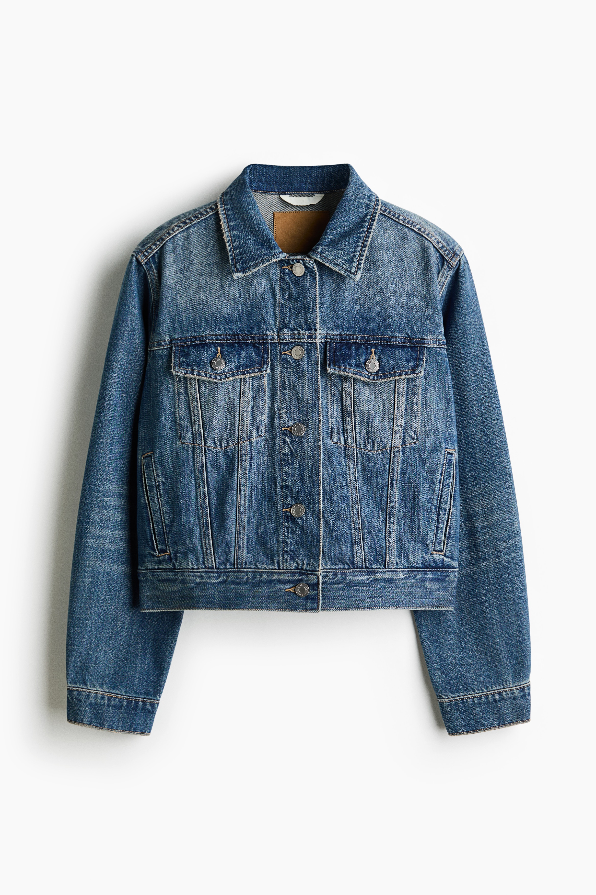 Giubbotto in denim - Blu denim lavato/Blu denim/Blu denim chiaro/Blu denim scuro