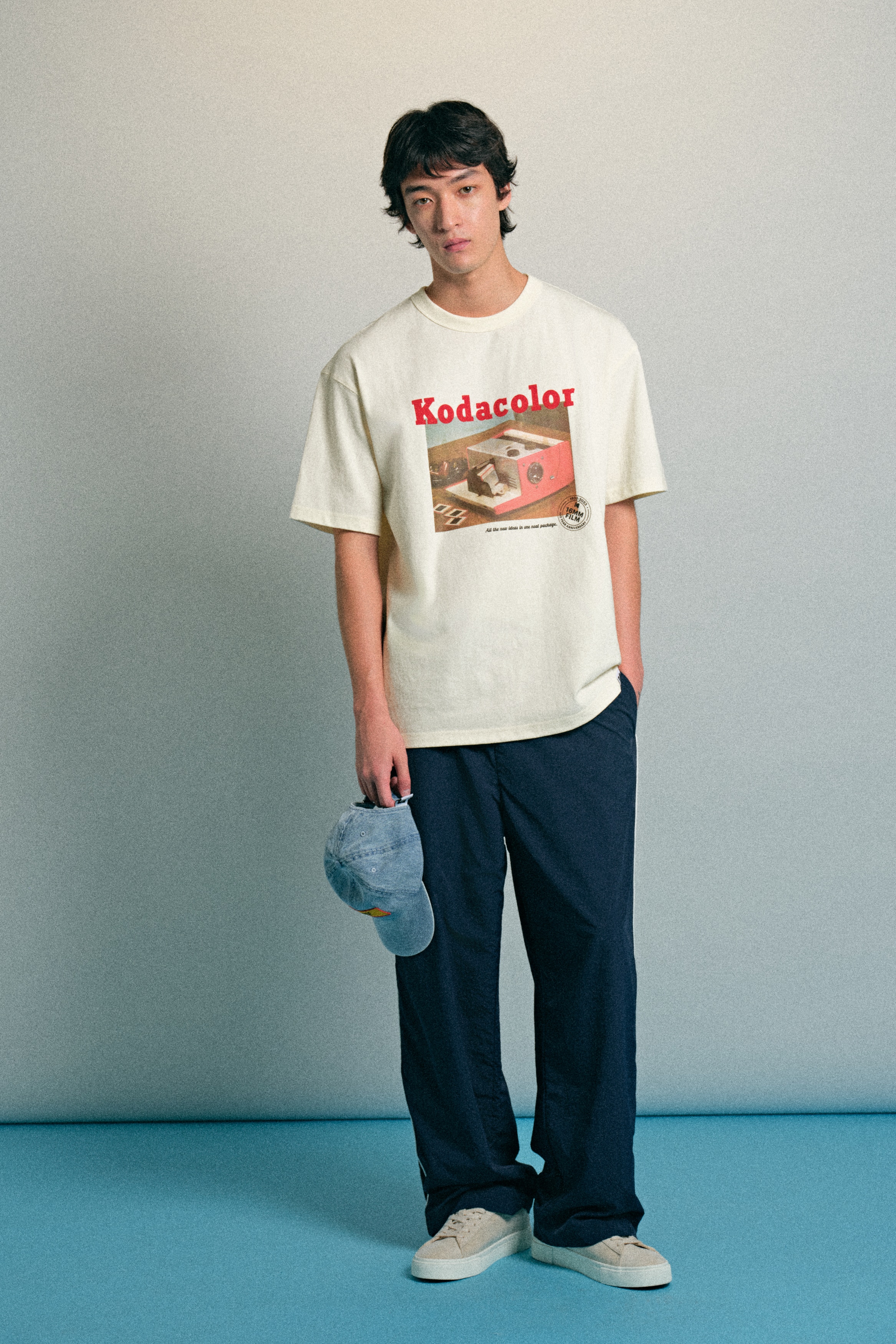 H & M - ルーズフィット プリントコットンTシャツ - ホワイト