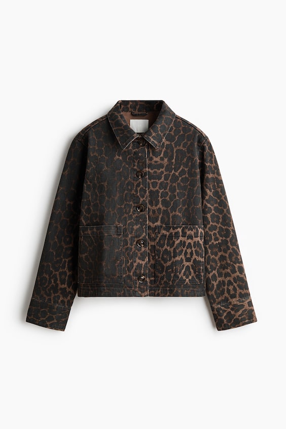 Женские куртки H&M Cotton Denim Jacket
