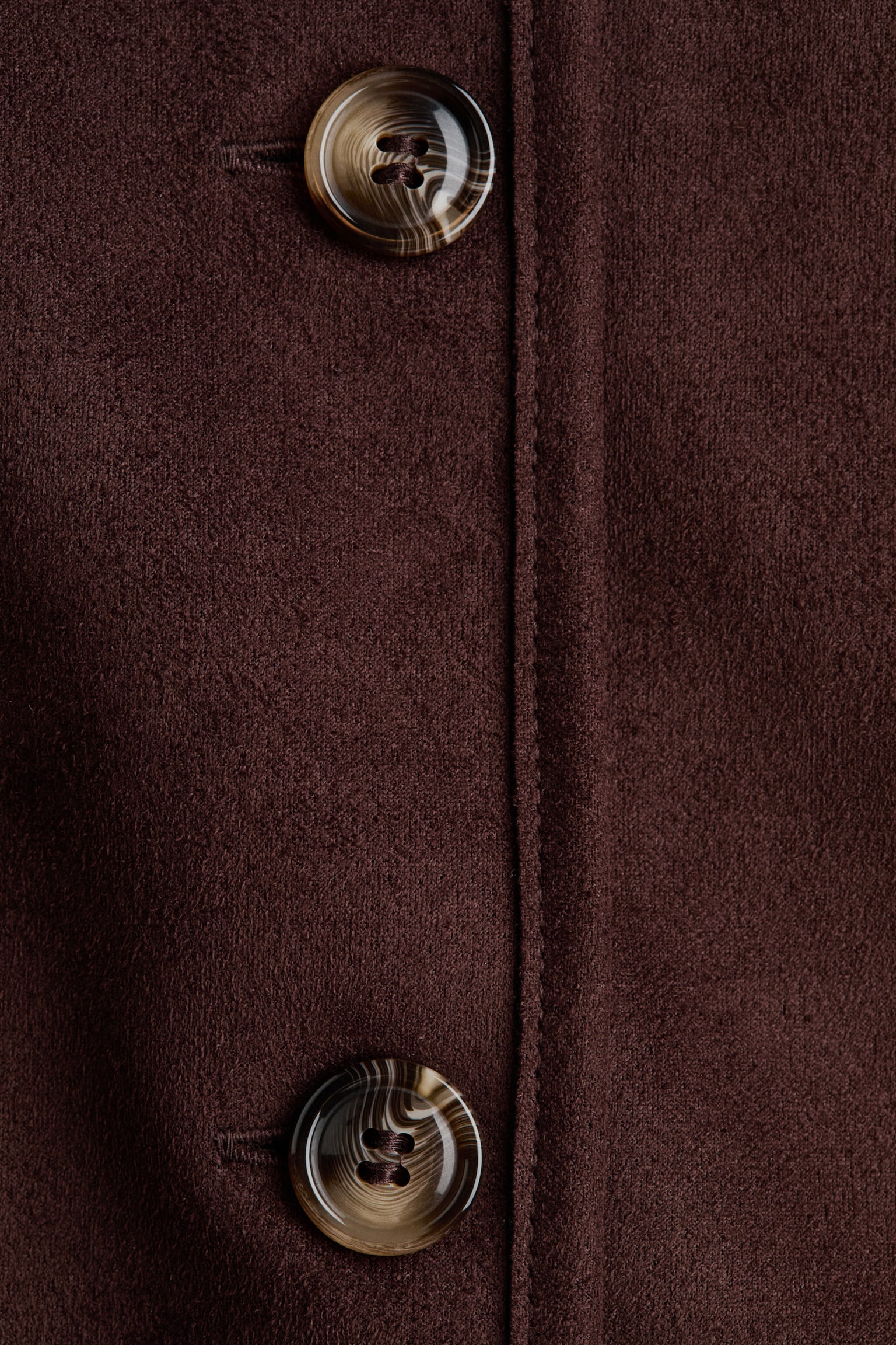 Hırka - Koyu kahverengi/Koyu haki - 5