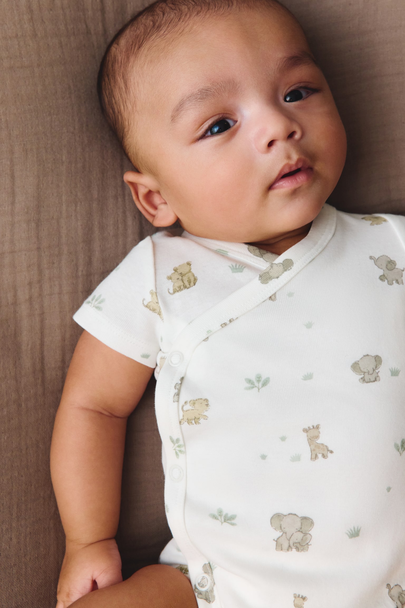 Body incrociati 3 pezzi - Grigio chiaro mélange/animali/Beige chiaro/animali/Rosa polvere chiaro/fiori/Turchese chiaro/righe/Bianco/fiori - 5