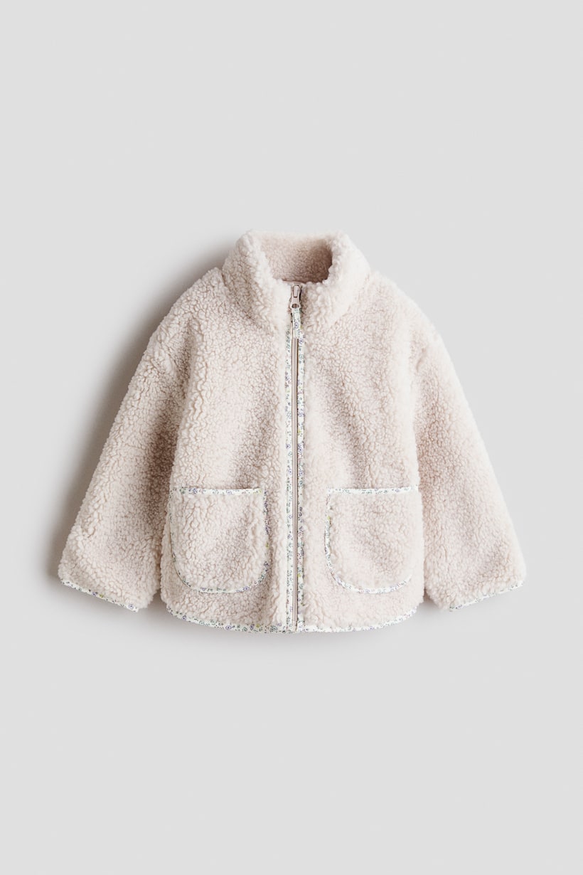 Sweat à Capuche Polaire Bébé Garçon/fille 1-5 Ans - Manches Longues, 1 Poche, Col Boutonné, Pour Automne/hiver - Noir/beige/marron