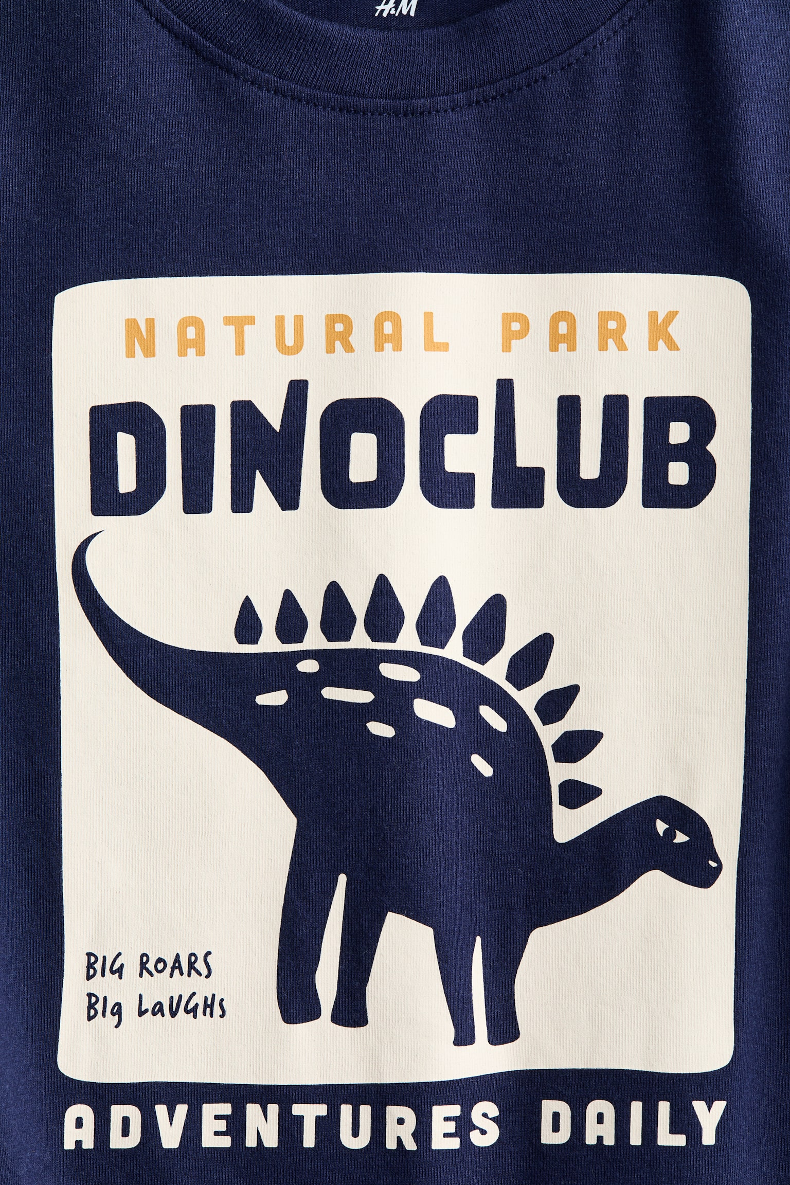 Printed cotton T-shirt - Navy blue/Dinoclub/Green/Running/Navy blue/Miami/Cream/Dinosaurs/White/Striped/Light beige/Tiger/Light beige/Cars - 2