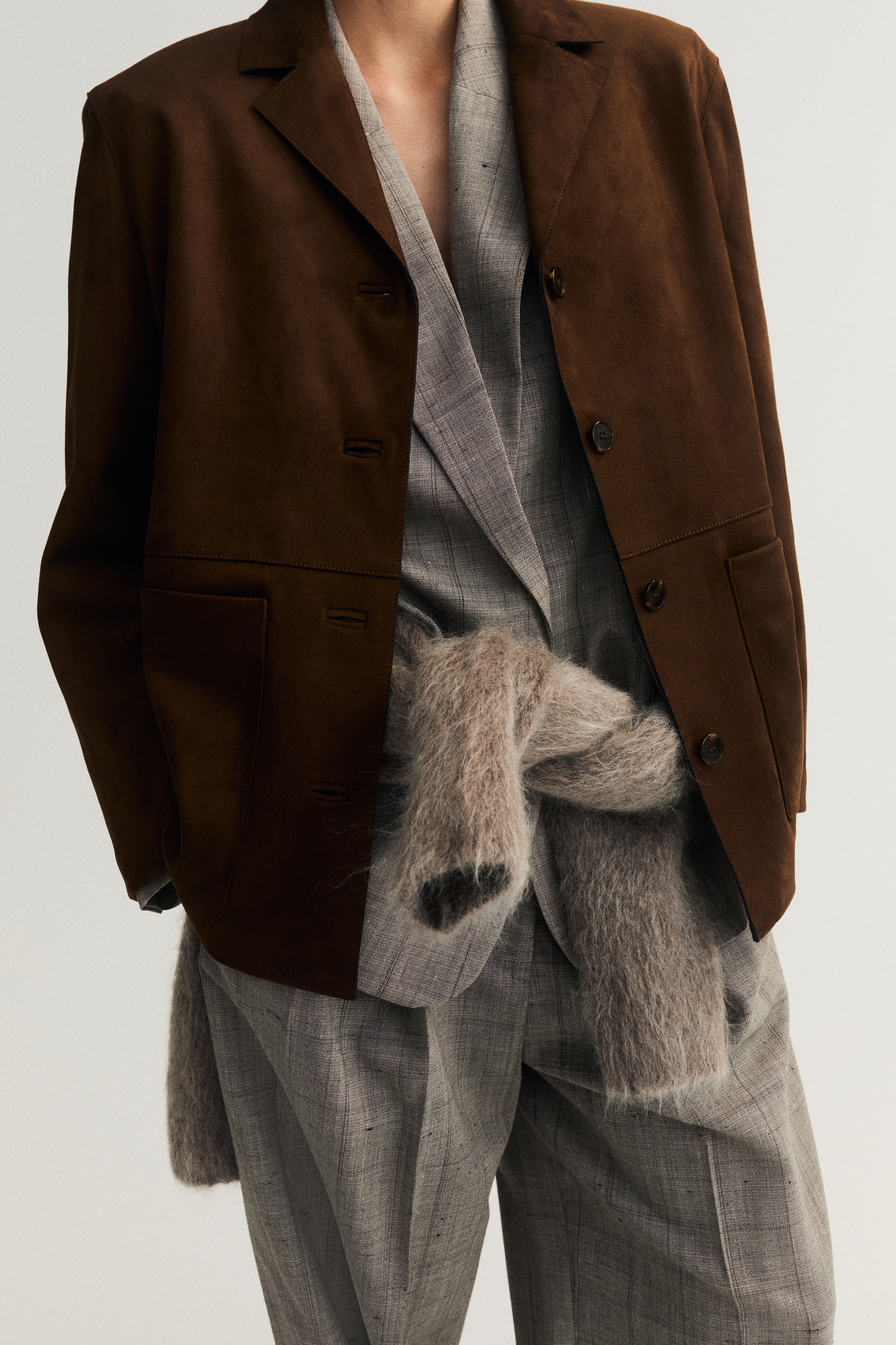 ジャケット - ダークブラウン - レディース | H&M JP