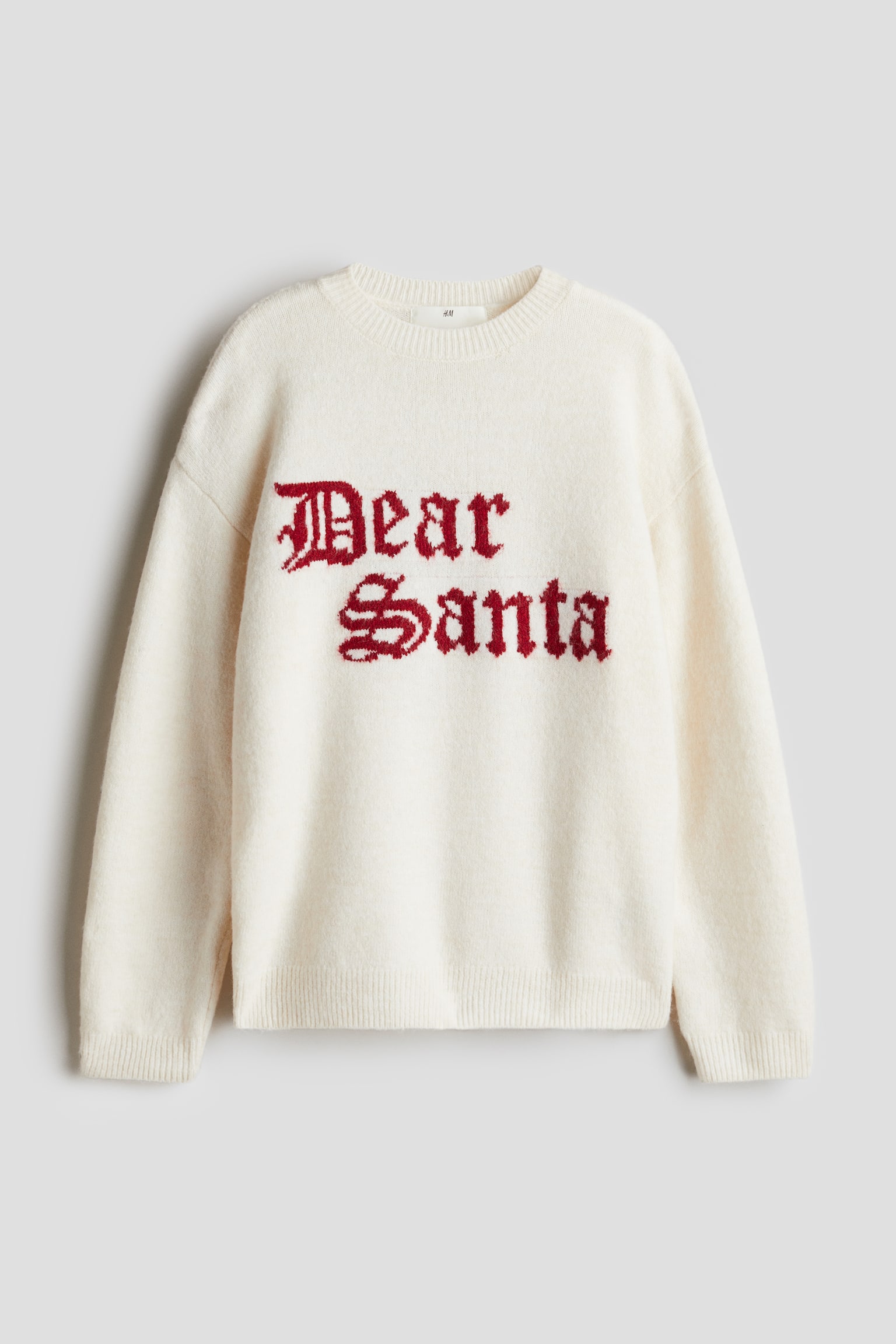 Loose-fit jumper - White/Dear Santa/Greige/Powder pink/Navy blue/Team 15 - 2