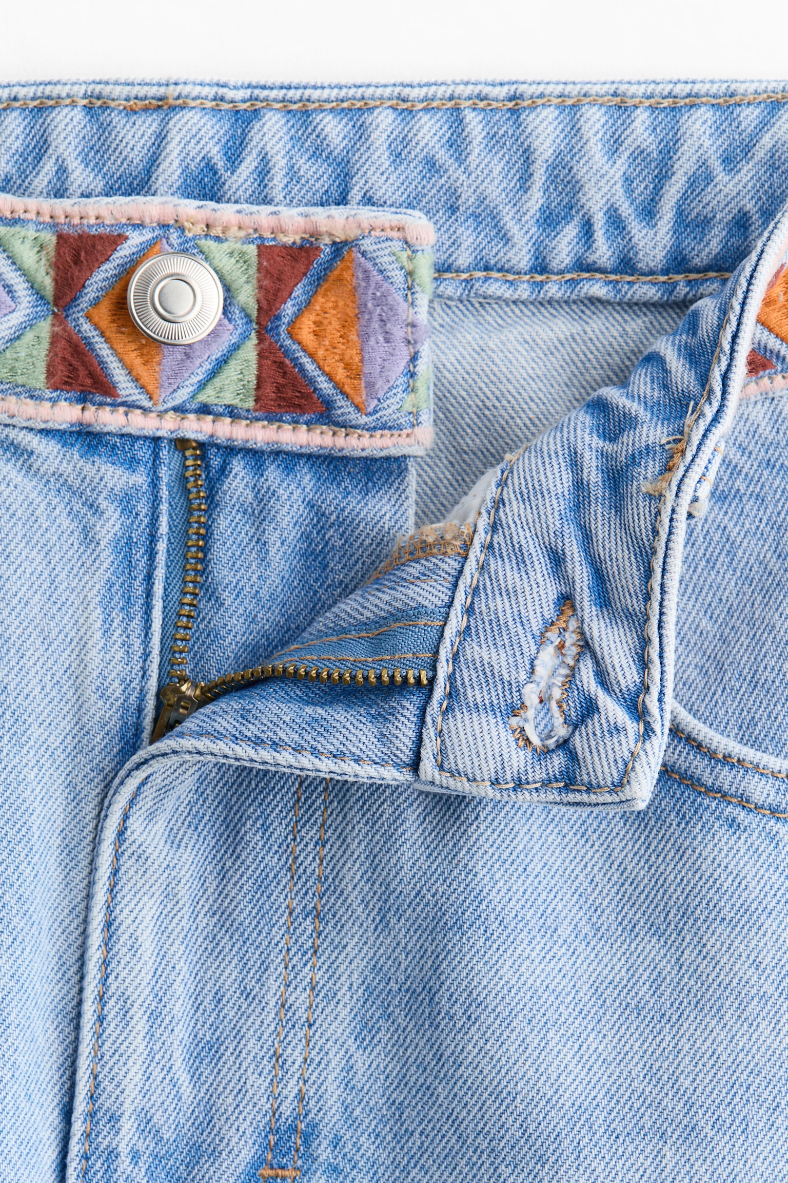 Wide Ultra High Jeans - Helles Denimblau - 6