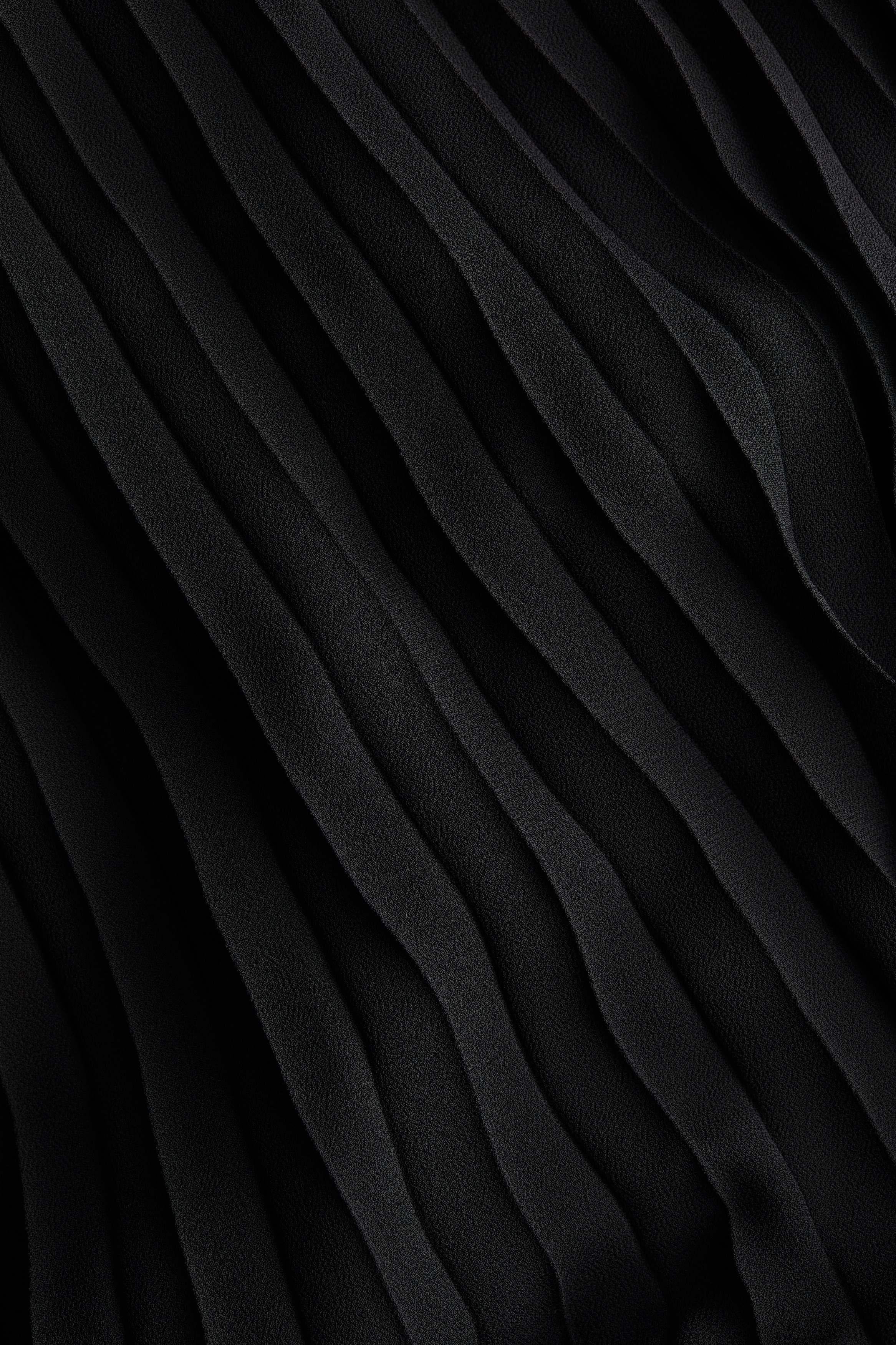 Pleated chiffon skirt