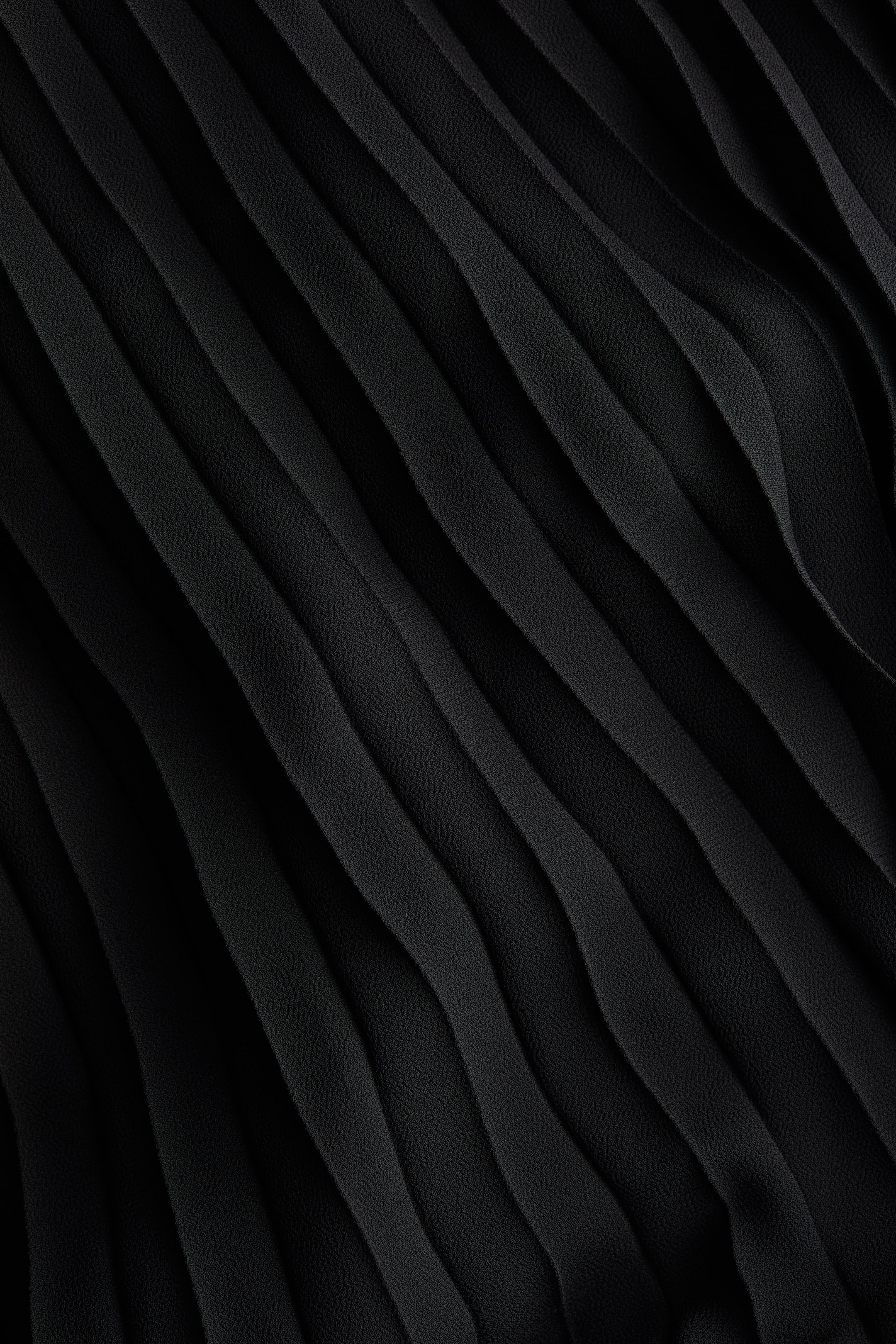 Ampliar la imagen: Falda plisada de chifón - Negro - Ladies | H&M MX 2