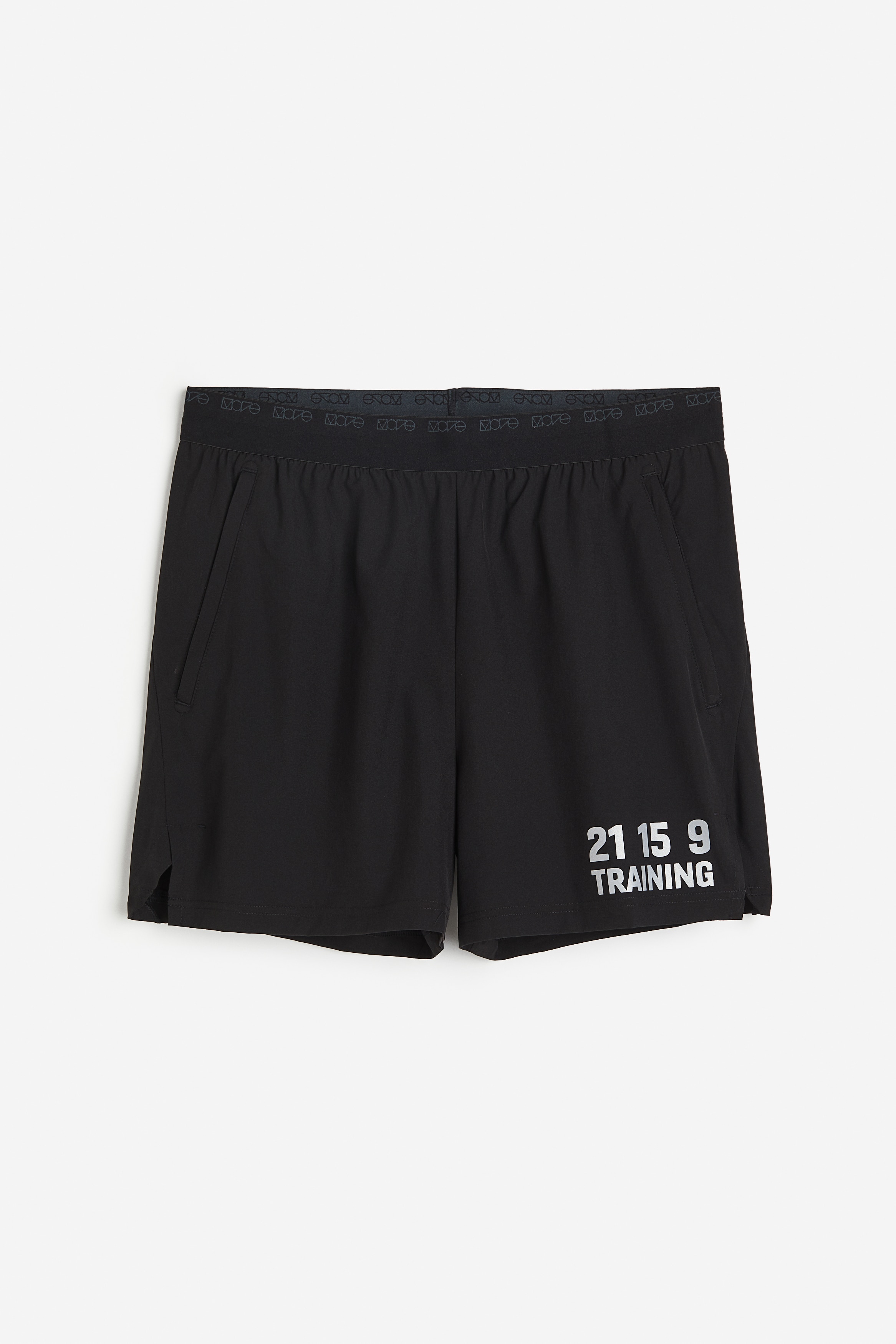 H&M Shorts sportivi di media lunghezza in DryMove™ Nero/Training
