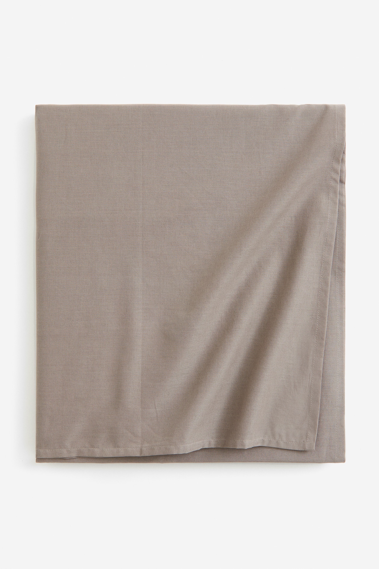 Cotton Top Sheet Taupe Home All H&M US