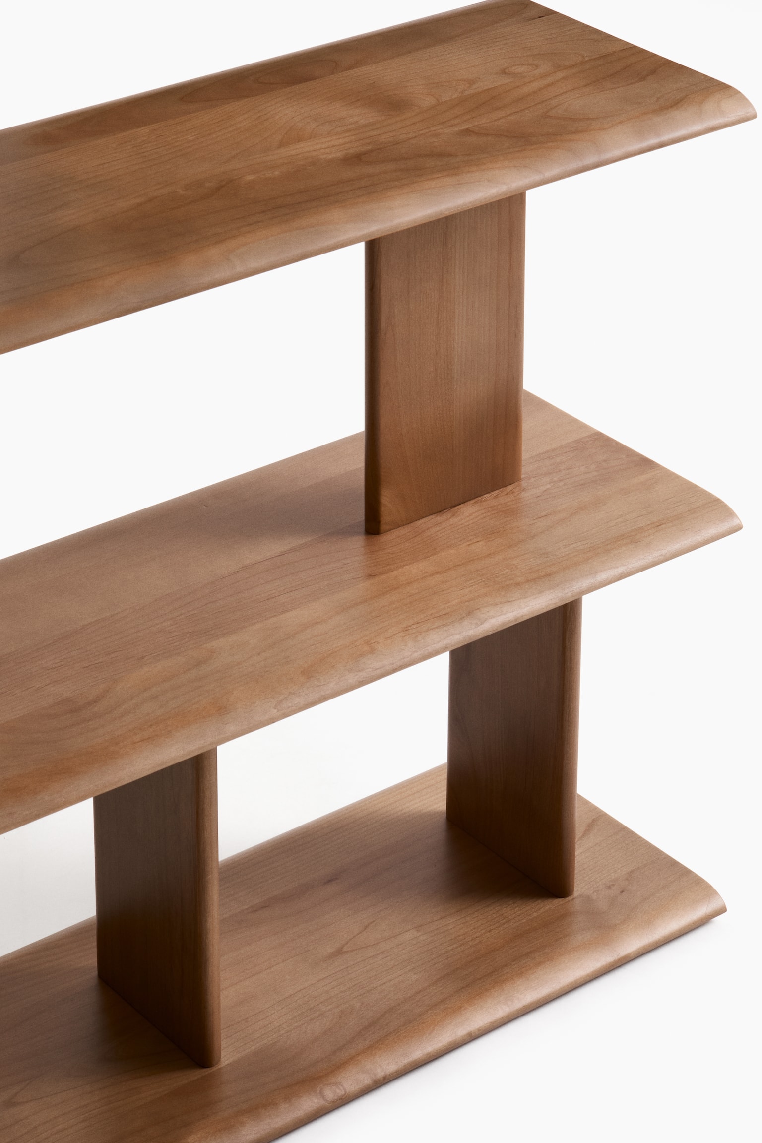 Drewniany regał - Jasnobrązowy/Brązowy - 4