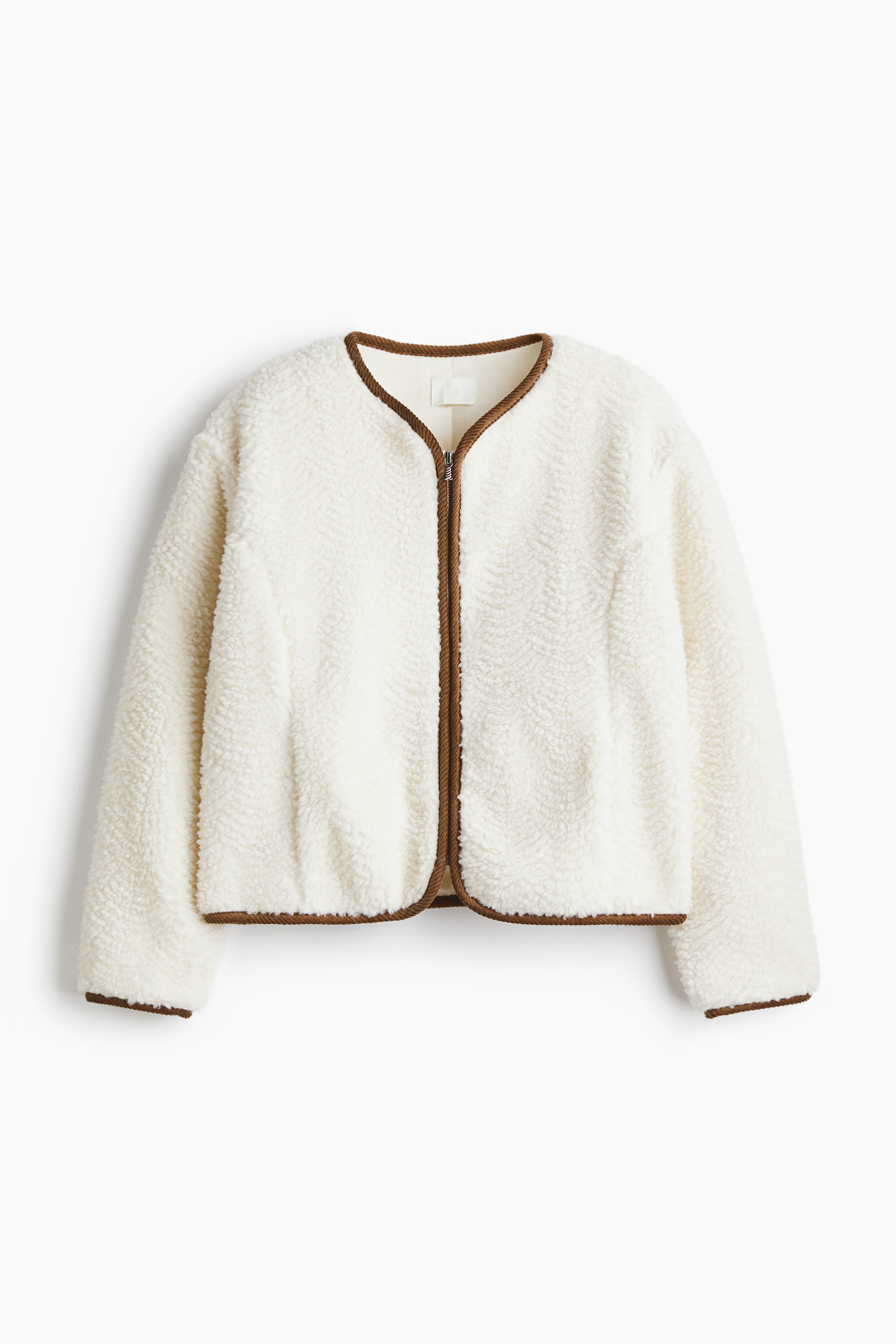 拡大画像を表示: テディジャケット - ホワイト - レディース | H&M JP 6