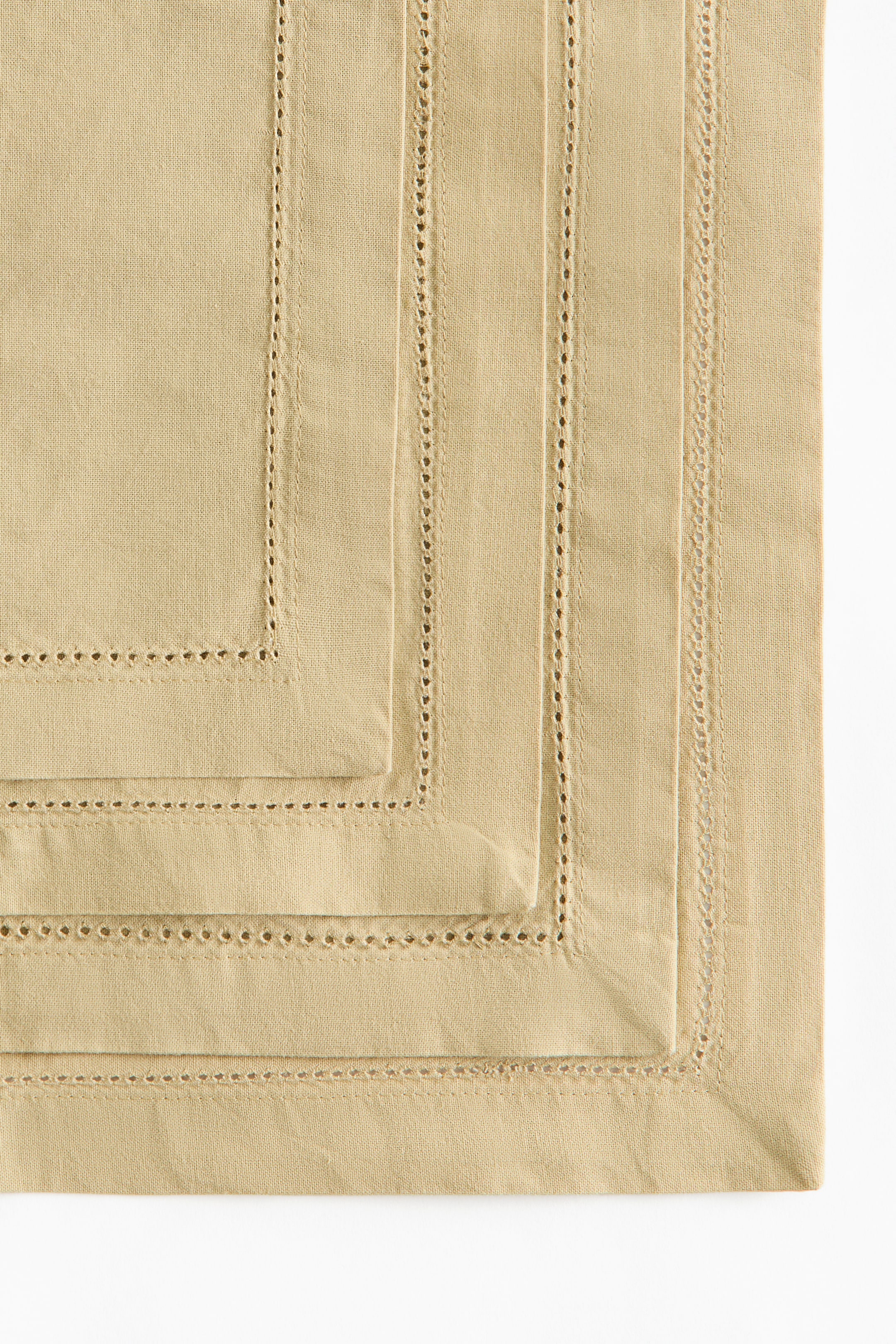 Lot de 4 serviettes de table en coton