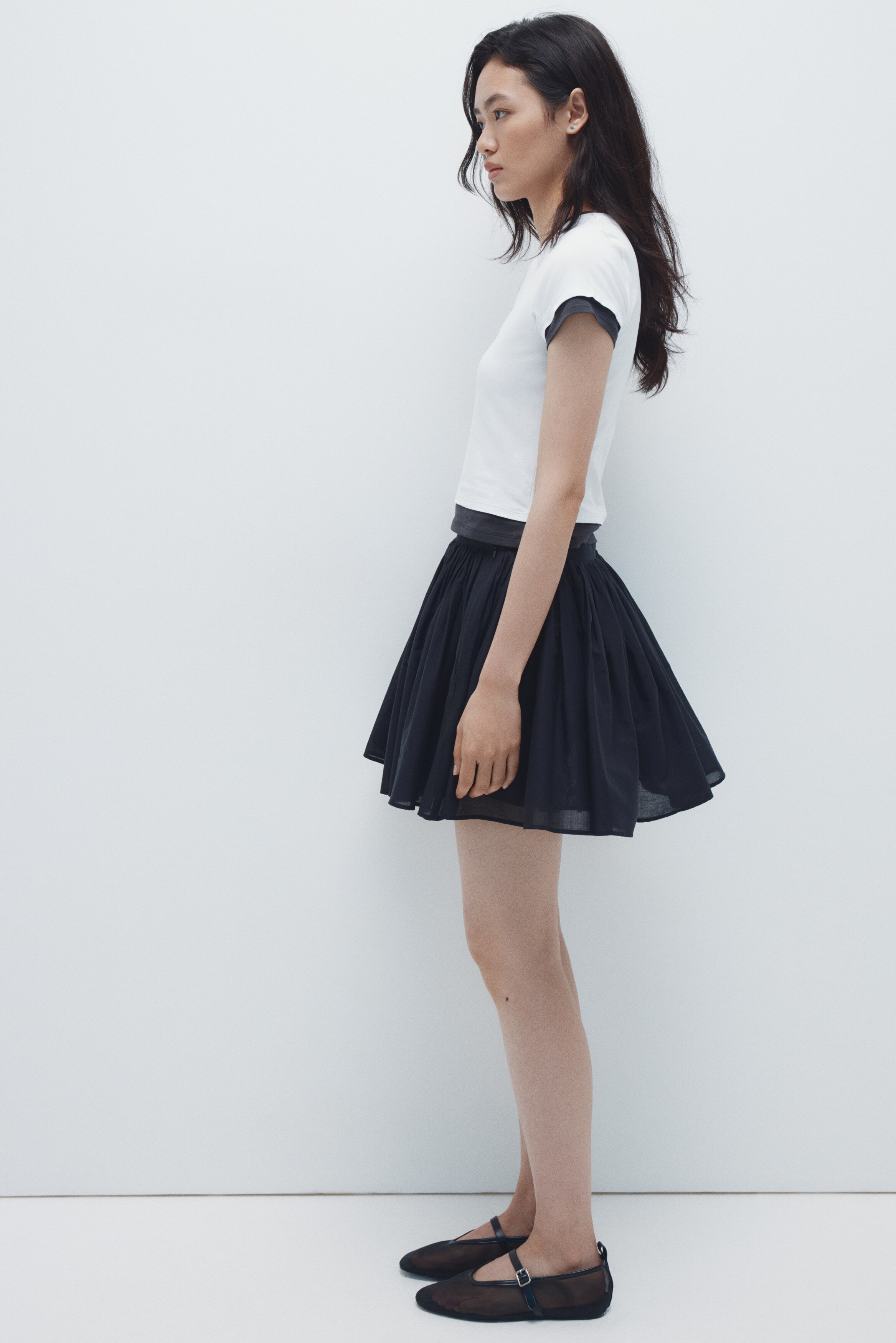 Layered-look T-shirt