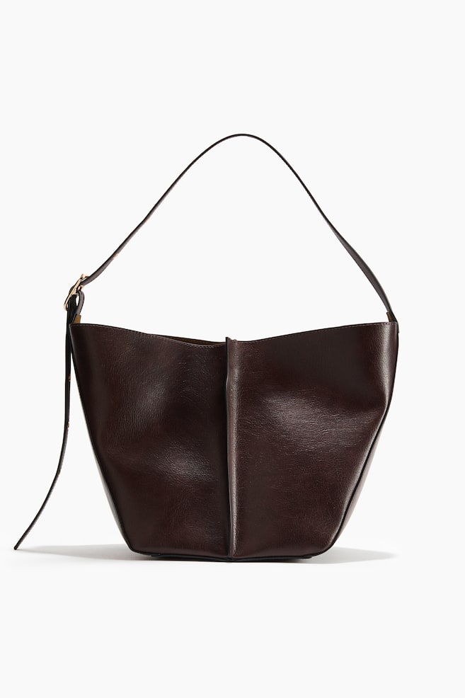 Shoulder Bag - Dark brown/Brown - 1