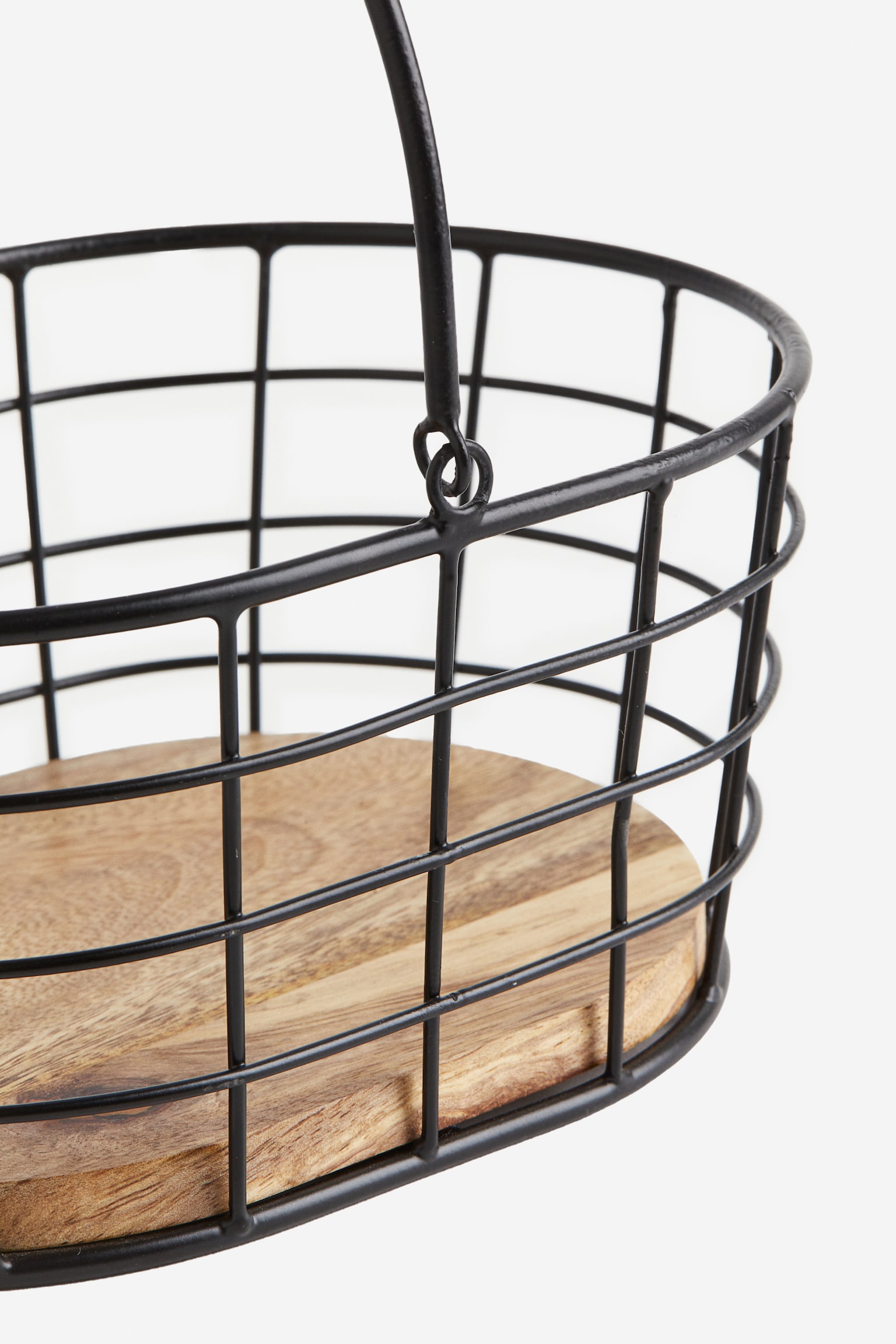 Small metal storage basket - Black - 5