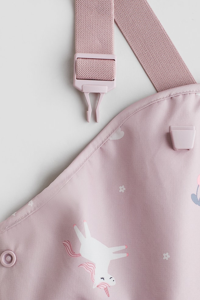 Rain Pants - Light dusty pink/unicorns/Blue/dinosaurs/Beige/leopard print - 2