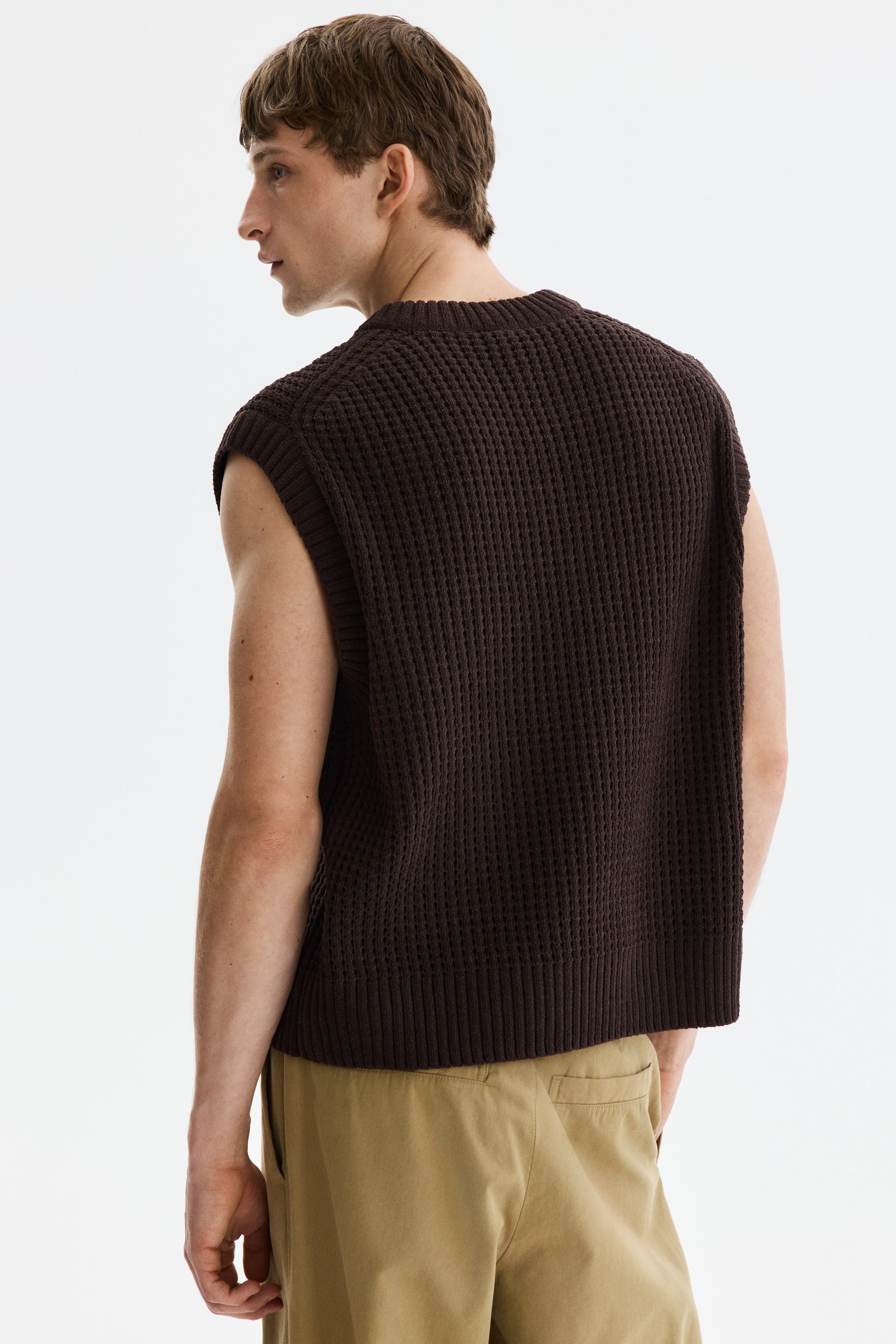 Мужские свитеры H&M Regular-Fit Sweater Vest — фото 3