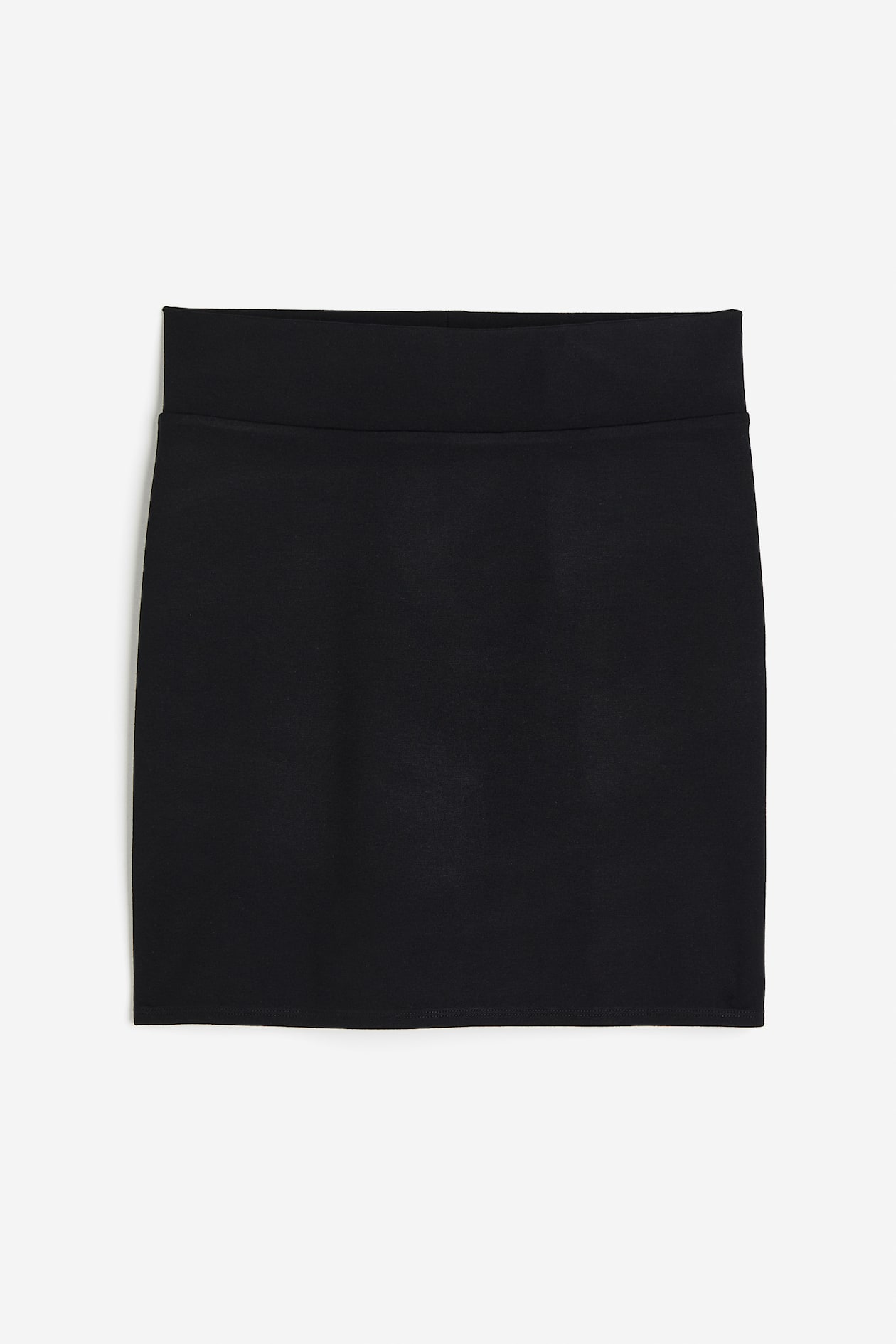 Jersey Skirt - High waist - Short - Black - Ladies | H&M US