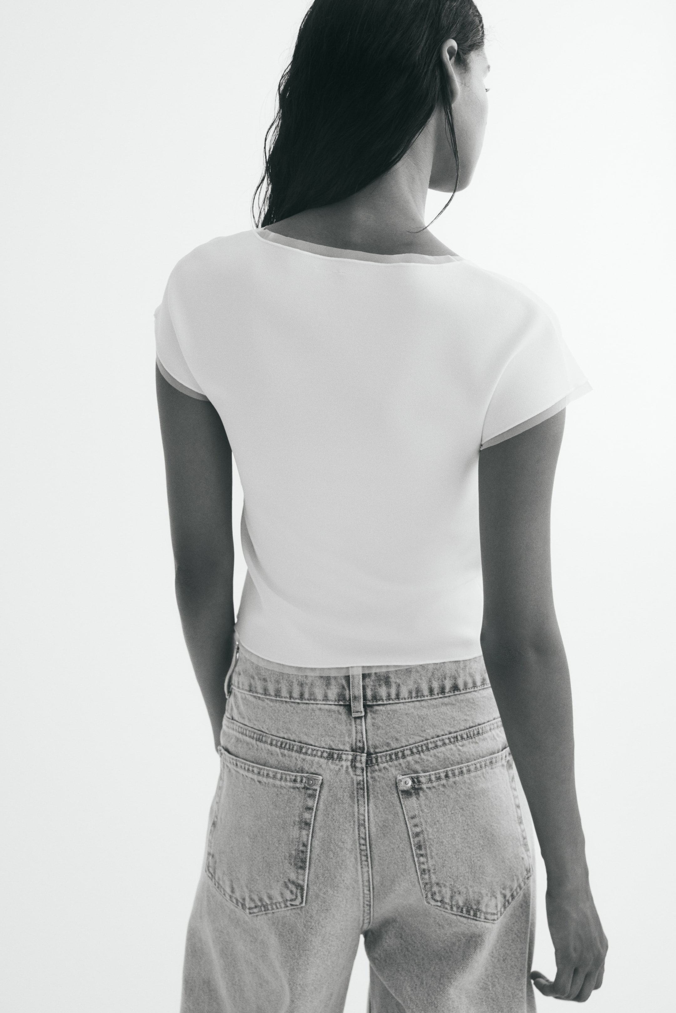 Ponte Square-Neck Top
