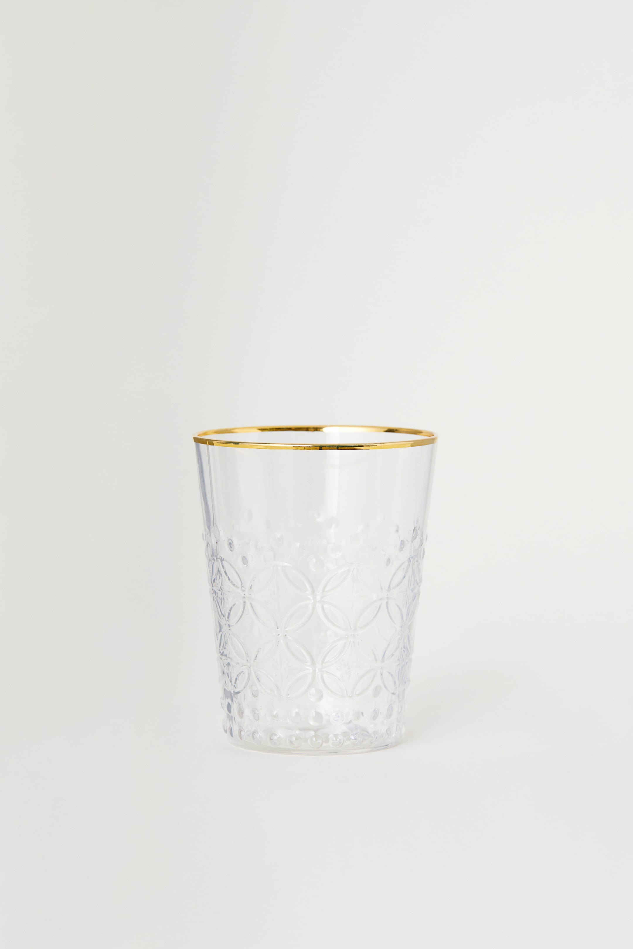 Grösseres Bild ansehen: Trinkglas mit Reliefmuster - Klarglas - HOME | H&M CH 1