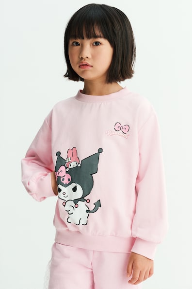 プリントデザインスウェットシャツ