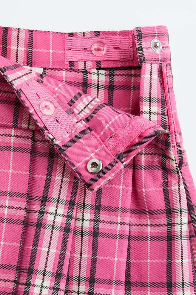 Twill skirt - Pink/Checked/Cream/Checked/Red/Light beige checked/Pink/Checked/dc - 3