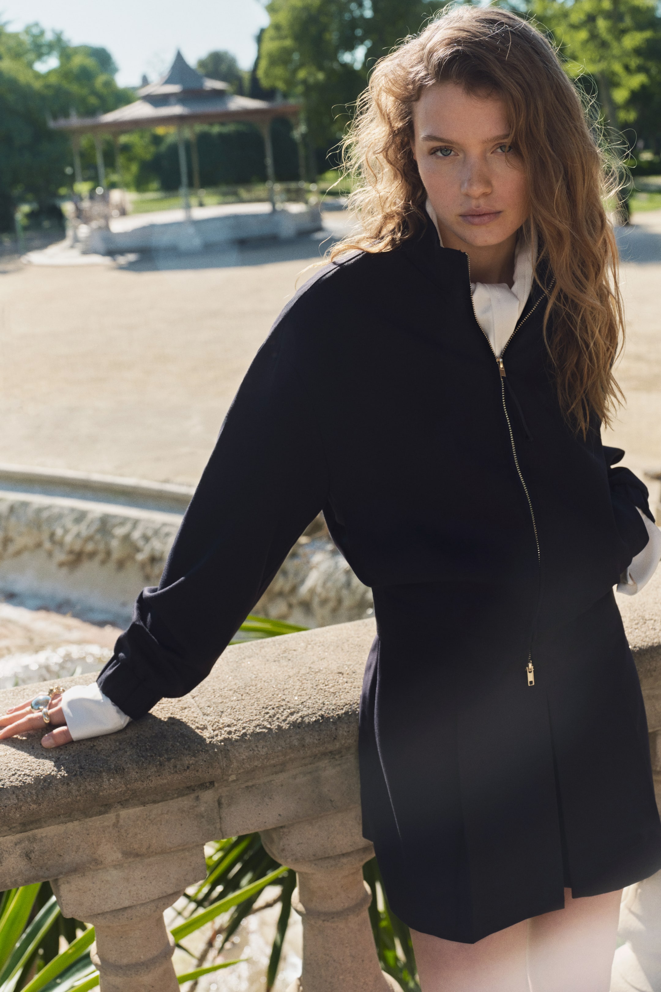 View larger image: Bomber jacket - Navy blue - Ladies | H&M IN 3