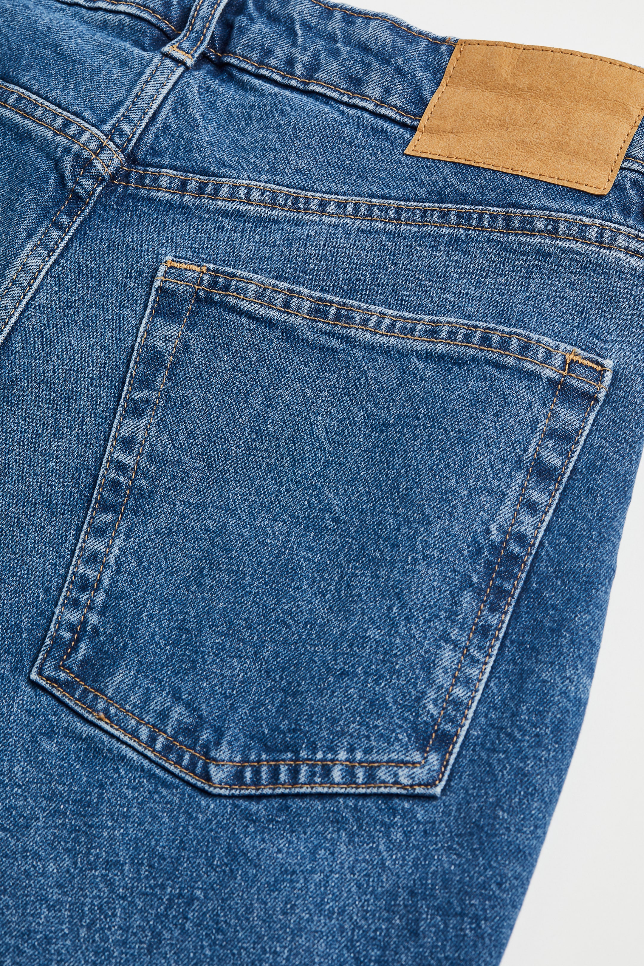 View larger image: Slim Straight High Ankle Jeans - Denim blue - Ladies | H&M GB 2