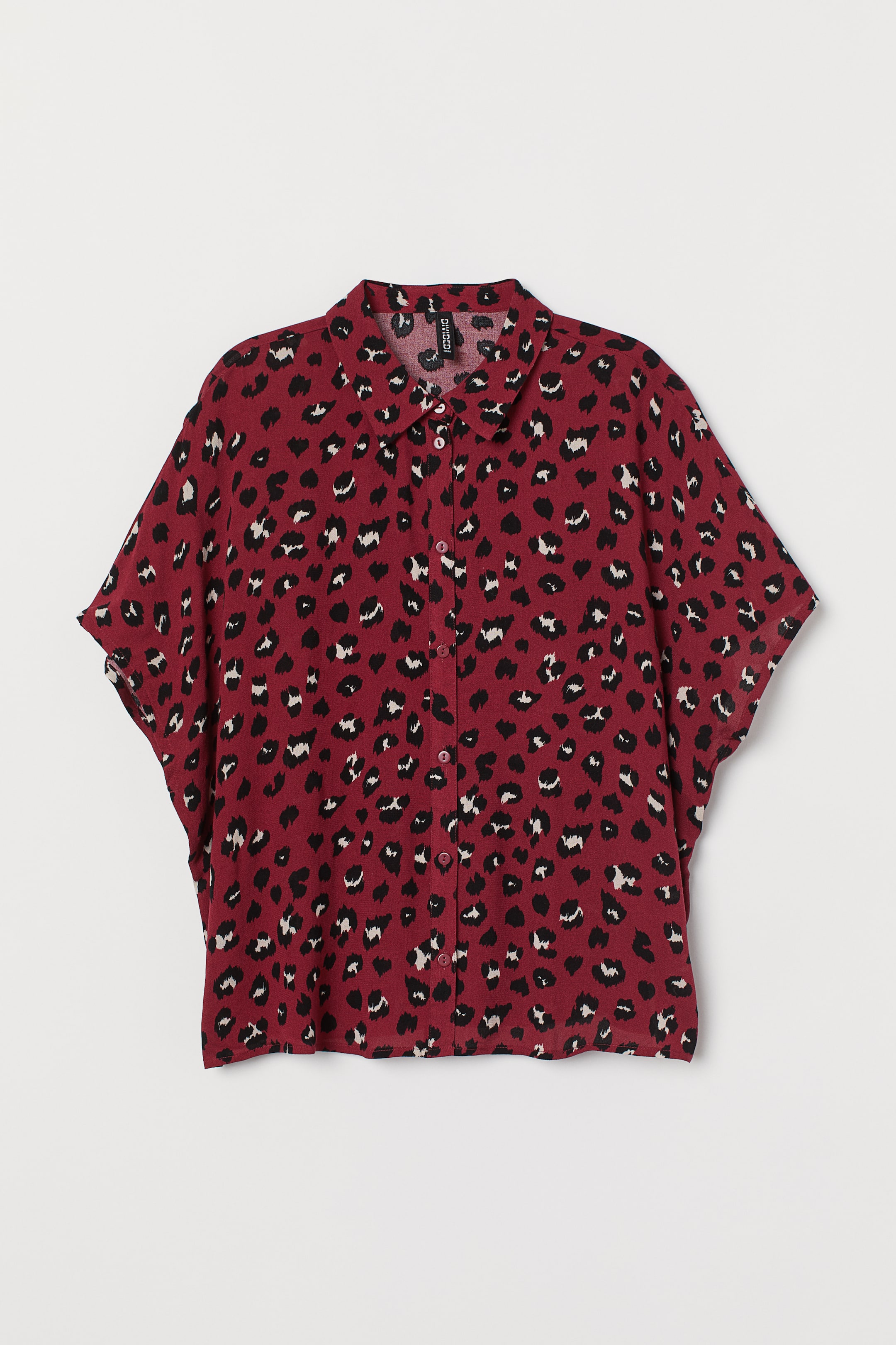 View larger image: Blouse - Rust red/Leopard print - Ladies | H&M IE 1